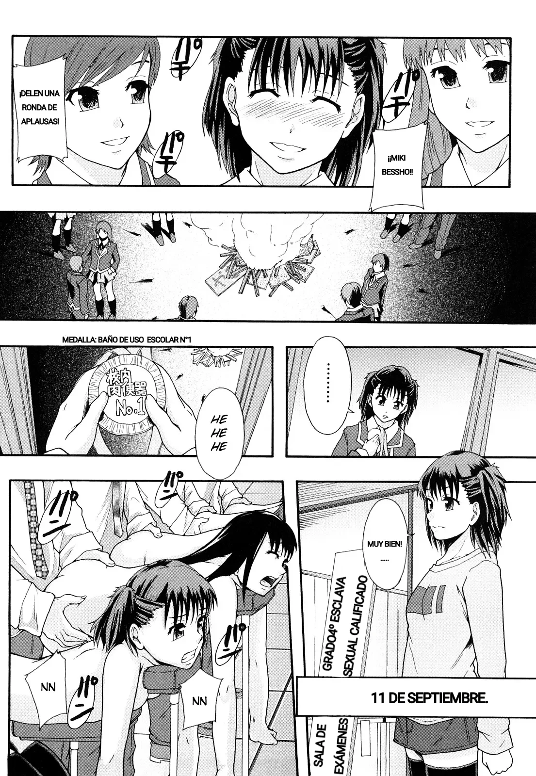 [Mayonnaise] Nikubenki System Chronicle -Nikubenki System Nendaiki- Ch. 1-3｜Crónicas del Sistema Esclavista Cap. 1-3 [Spanish] [Jhovampire] 画像番号 52