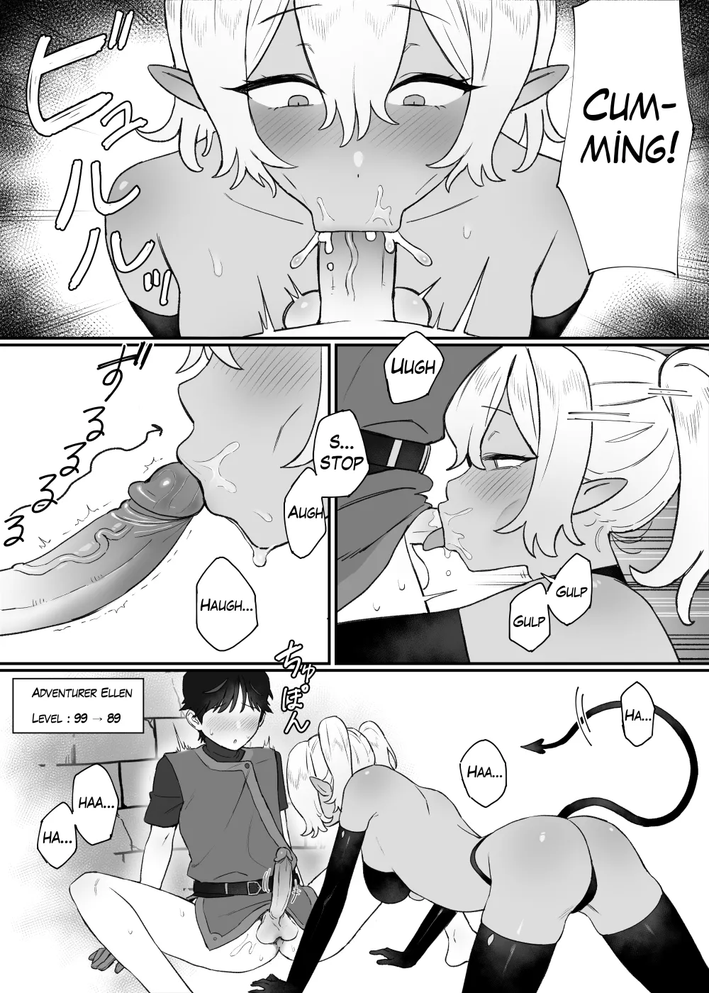 [Bingdak] Kakyuu Inma no Dorei | A Slave of a Low-Class Succubus Ch. 1-2 [English] [Decensored] numero di immagine  7