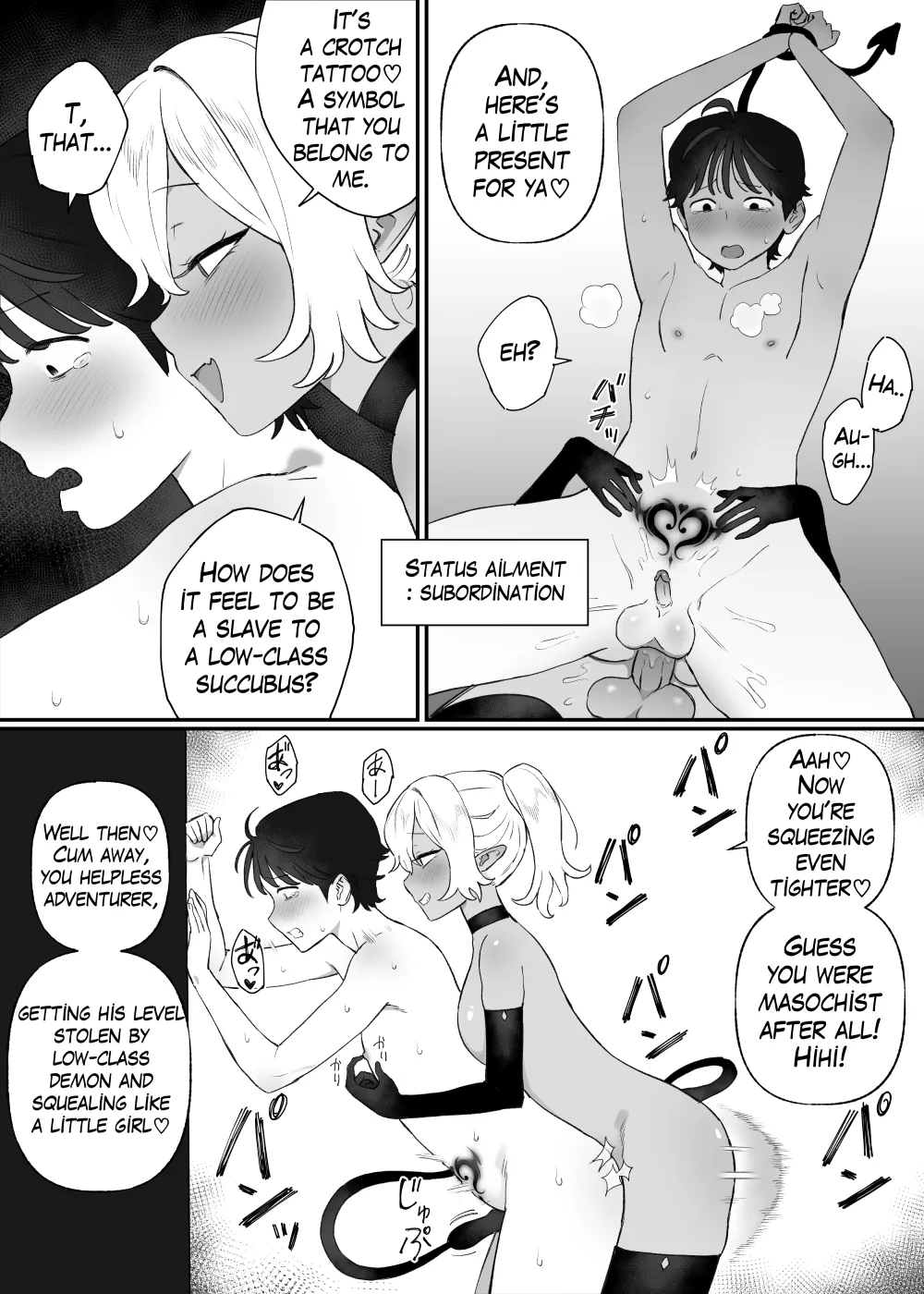 [Bingdak] Kakyuu Inma no Dorei | A Slave of a Low-Class Succubus Ch. 1-2 [English] [Decensored] numero di immagine  12