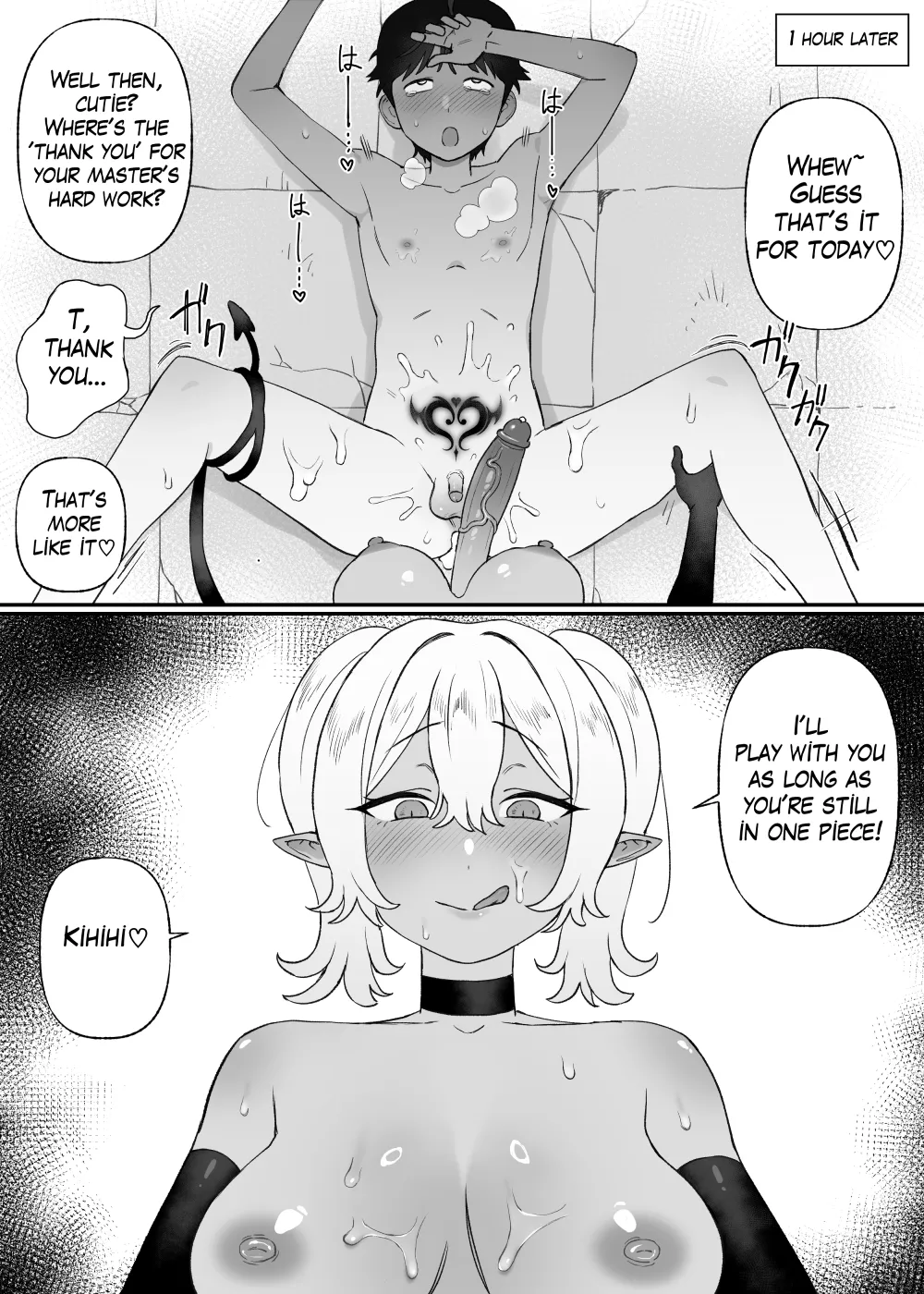 [Bingdak] Kakyuu Inma no Dorei | A Slave of a Low-Class Succubus Ch. 1-2 [English] [Decensored] numero di immagine  14
