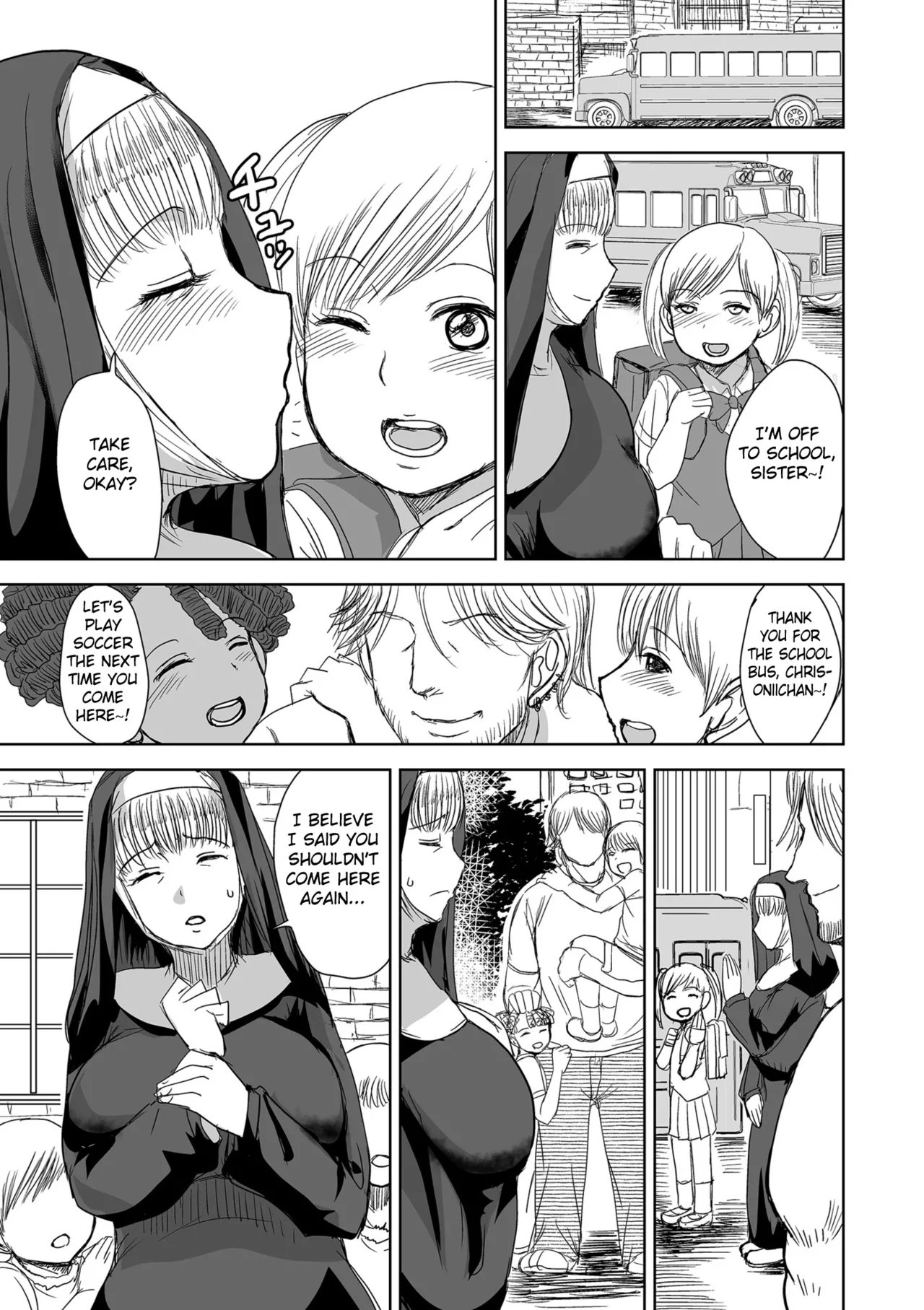 [Kaneda Asao] Ochitaru Seijo ― Bakunyū Toshima Shisutā no Junan ― I The Fallen Saint: The Ordeal of the Busty Older Nun (COMIC Kuriberon DUMA 2025-08 Vol.75) [English] [Fated Circle] imagen número 17