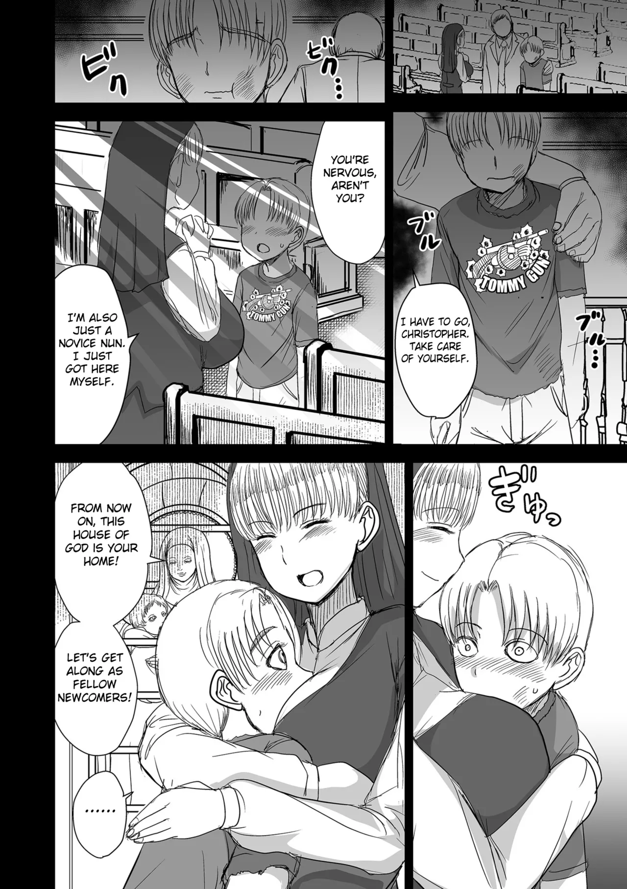 [Kaneda Asao] Ochitaru Seijo ― Bakunyū Toshima Shisutā no Junan ― I The Fallen Saint: The Ordeal of the Busty Older Nun (COMIC Kuriberon DUMA 2025-08 Vol.75) [English] [Fated Circle] imagen número 22