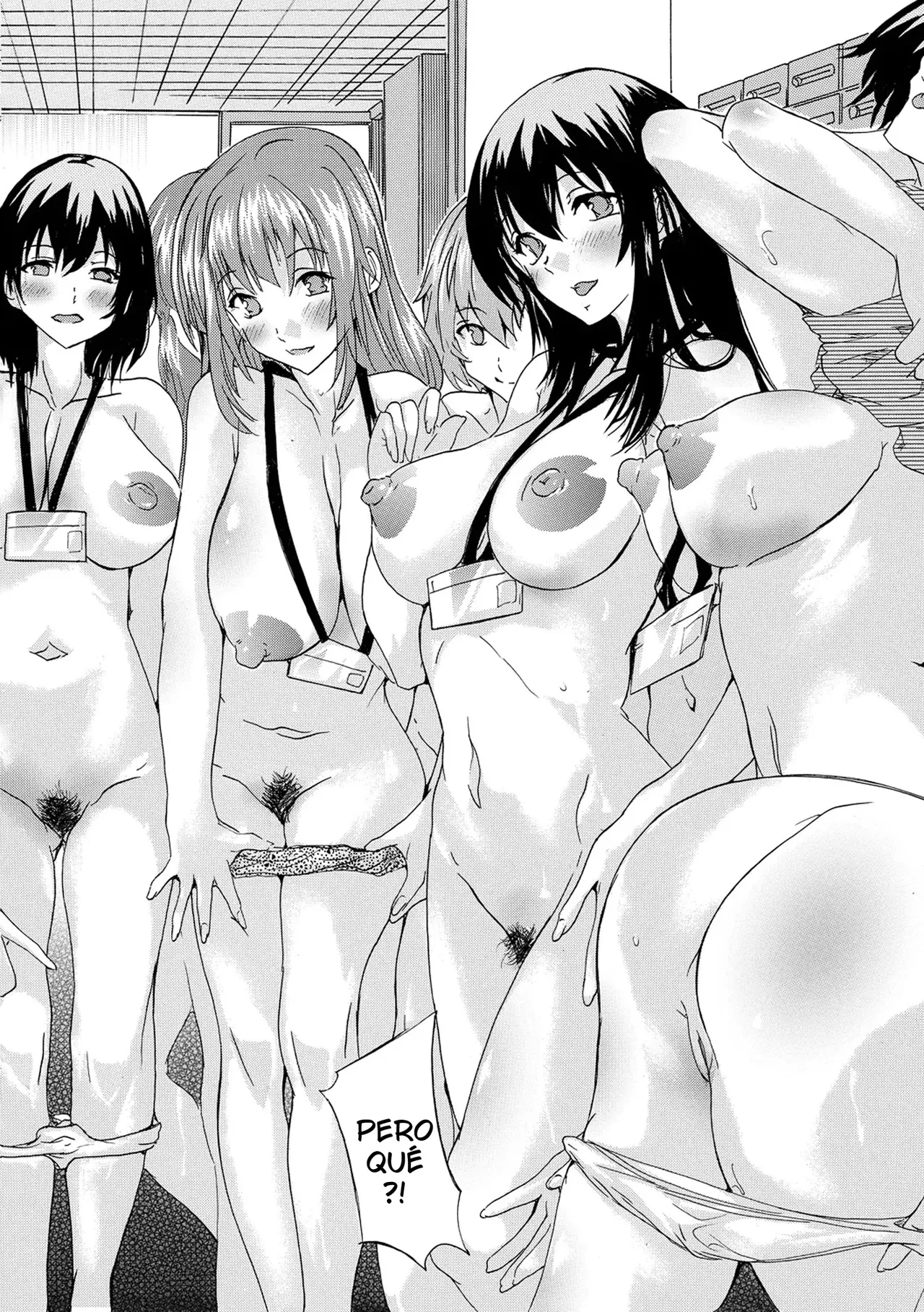 [Natsuka Q-ya] Saiin! Zenra Kaisha (Chap. 1) | Afrodisiaco! La Empresa Nudista (Cap. 1) [Spanish] [Digital] [Harenchi no Fansub] image number 9