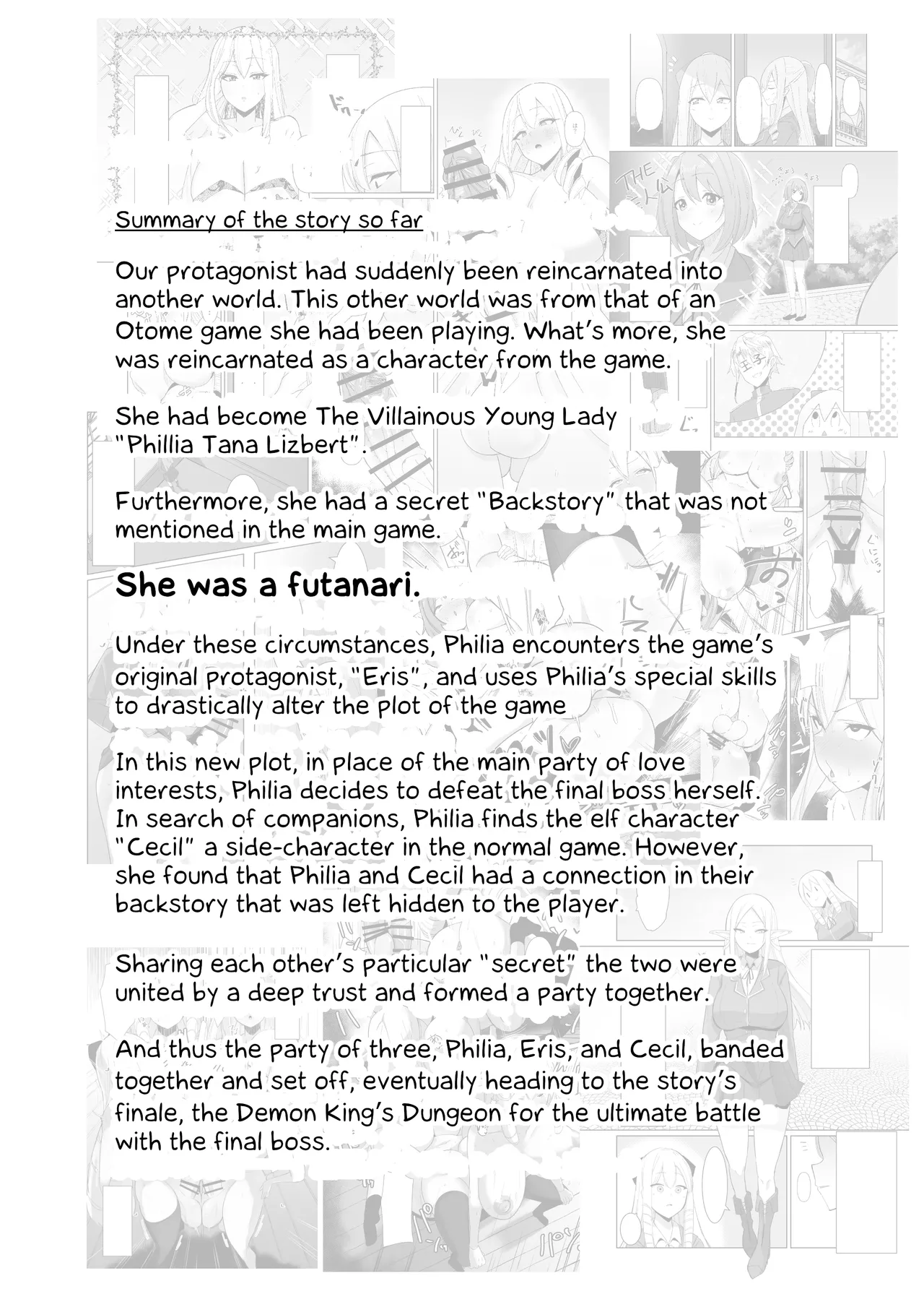 [COSCOteikoku (sella)] Otome Game no Akuyaku Reijou ni Tensei Shitara Ura Settei de Futanari deshita ~Ch. 3~ | I was reincarnated as a villainess in an otome Game who was a futanari in her backstory ~Ch. 3~ [Digital] [English] [Erelzen] 画像番号 3