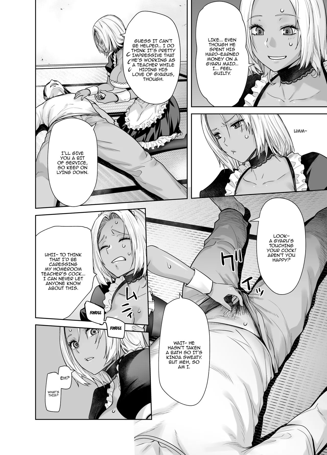 [Kouchaya (Ootsuka Kotora)] Tannin no Meido ni Nacchatta KURO GAL / The Black Gal Who Became The Homeroom Teacher's Maid [Digital] [English] {Doujins.com} 图片编号 9