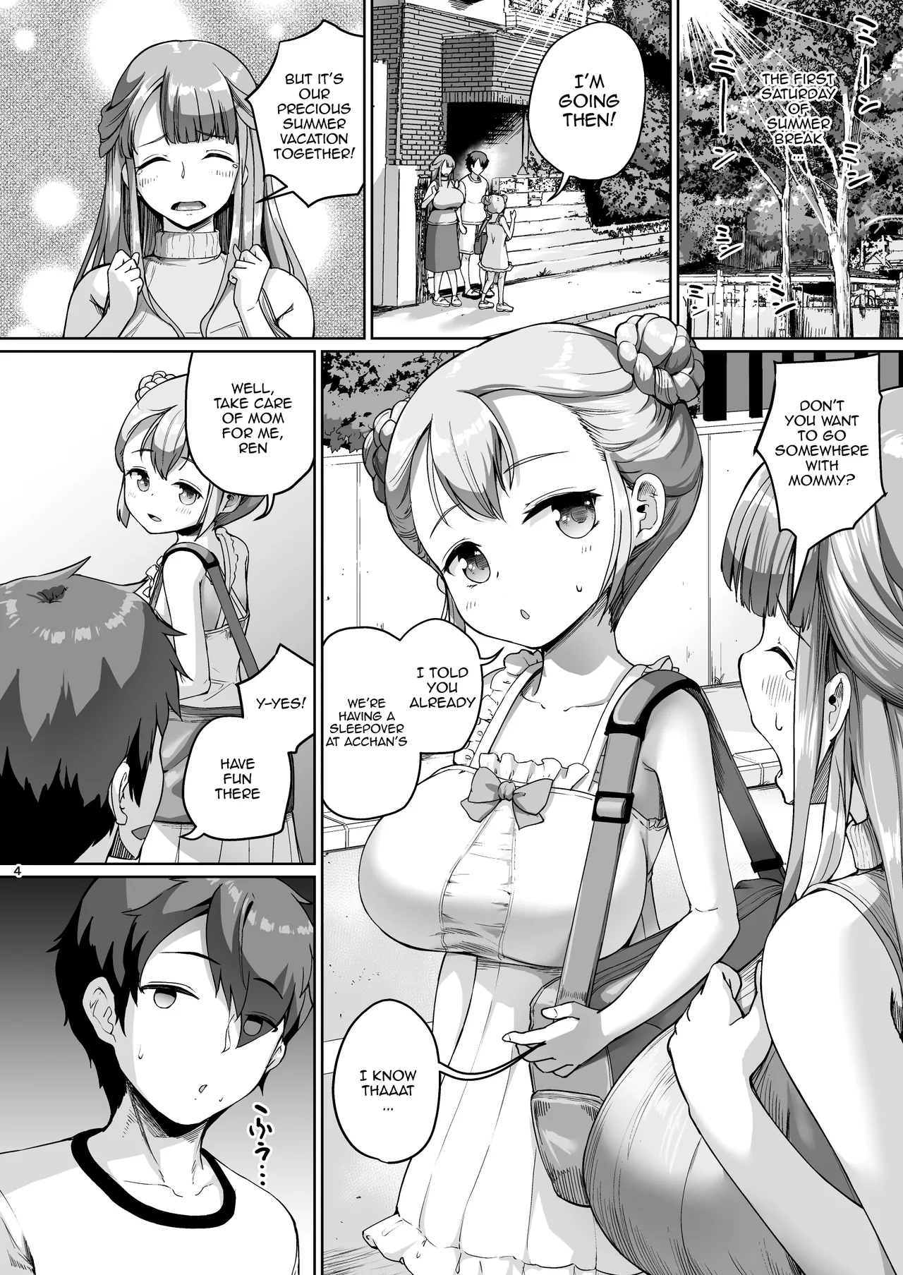 [Zetsubou Shiromuji (Shousan Bouzu)] Kyonyuu no Oyako ni Osewa ni Nattemasu. ~HaHa Hen~ / Getting To Fuck Both Big Breasted Mother and Daughter - Mother Edition [Digital] [English] {Doujins.com} Bildnummer 3