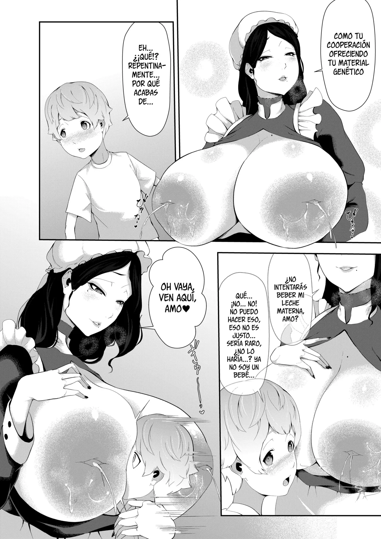 [Oshiro] Junyuu-gata Android no Houshi｜El Modelo De Lactancia Materna Es El Tipo De Servicio De Un Androide [Spanish] 图片编号 4