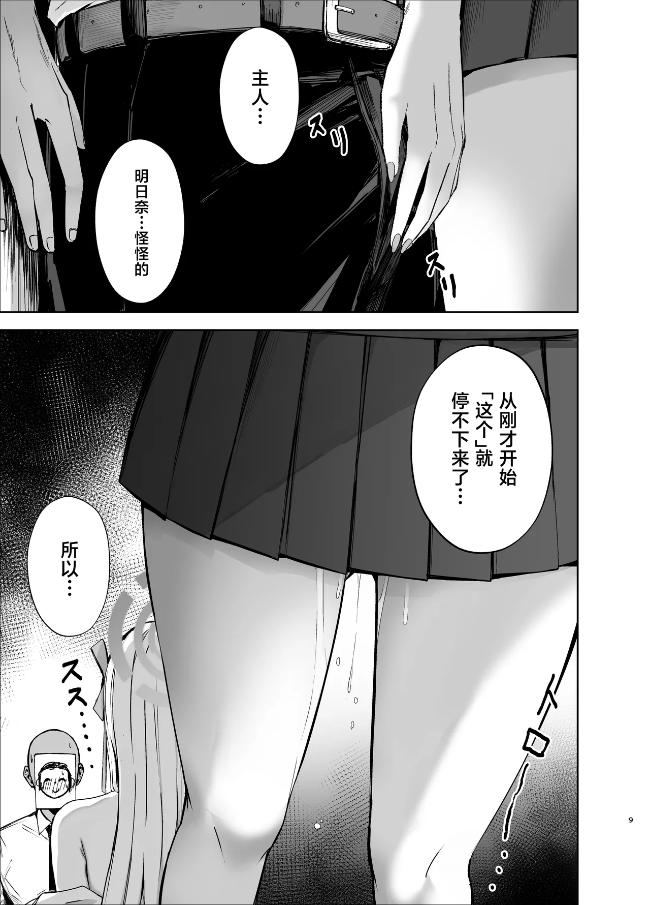 [Anemiya (Anemia)] Asuna ga Biyaku o Nonde Dosukebe ni Nachau Hon | 明日奈喝下了媚药变得色色起来的本子 (Blue Archive) [Chinese] image number 9