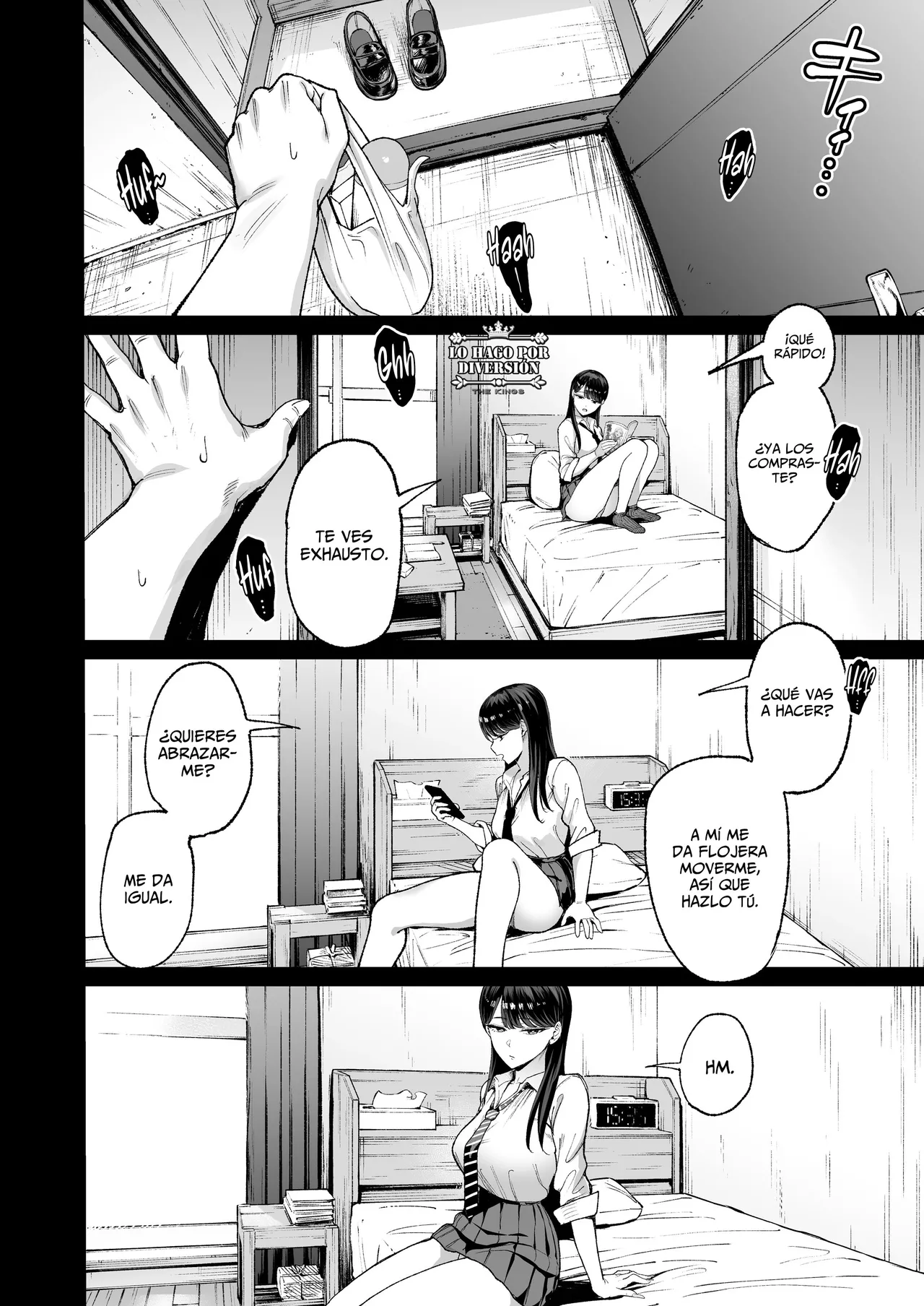 [Amagami Honpo (Manno)] Iribitari Gal ni Manko Tsukawasete Morau Hanashi 4.5｜La Gyaru Que Pasa Tiempo Conmigo Me Deja Usar Su Vagina 4.5 [Spanish] [WOLFGANGSCAN] [Digital] 画像番号 16