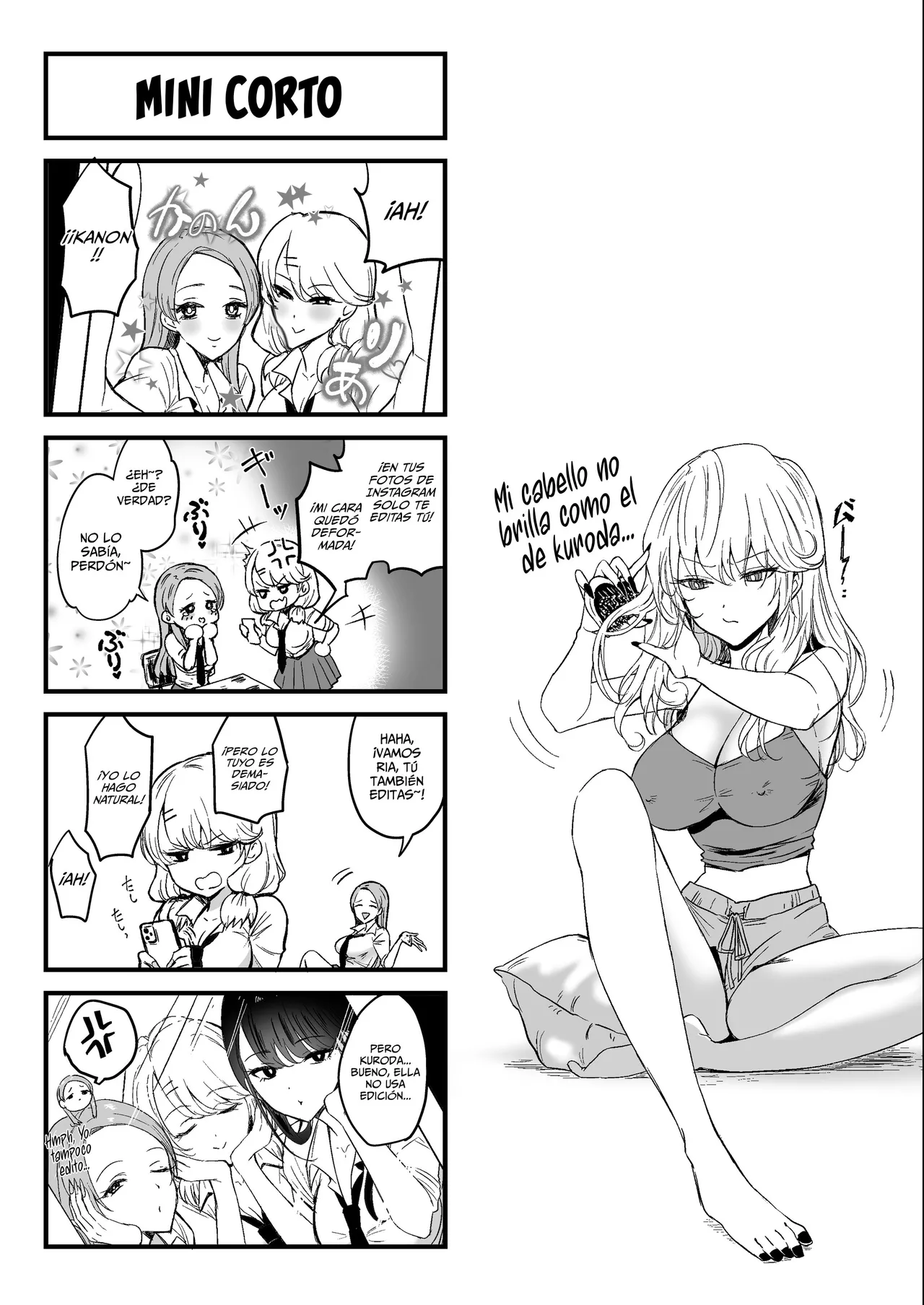 [Amagami Honpo (Manno)] Iribitari Gal ni Manko Tsukawasete Morau Hanashi 4.5｜La Gyaru Que Pasa Tiempo Conmigo Me Deja Usar Su Vagina 4.5 [Spanish] [WOLFGANGSCAN] [Digital] 画像番号 55