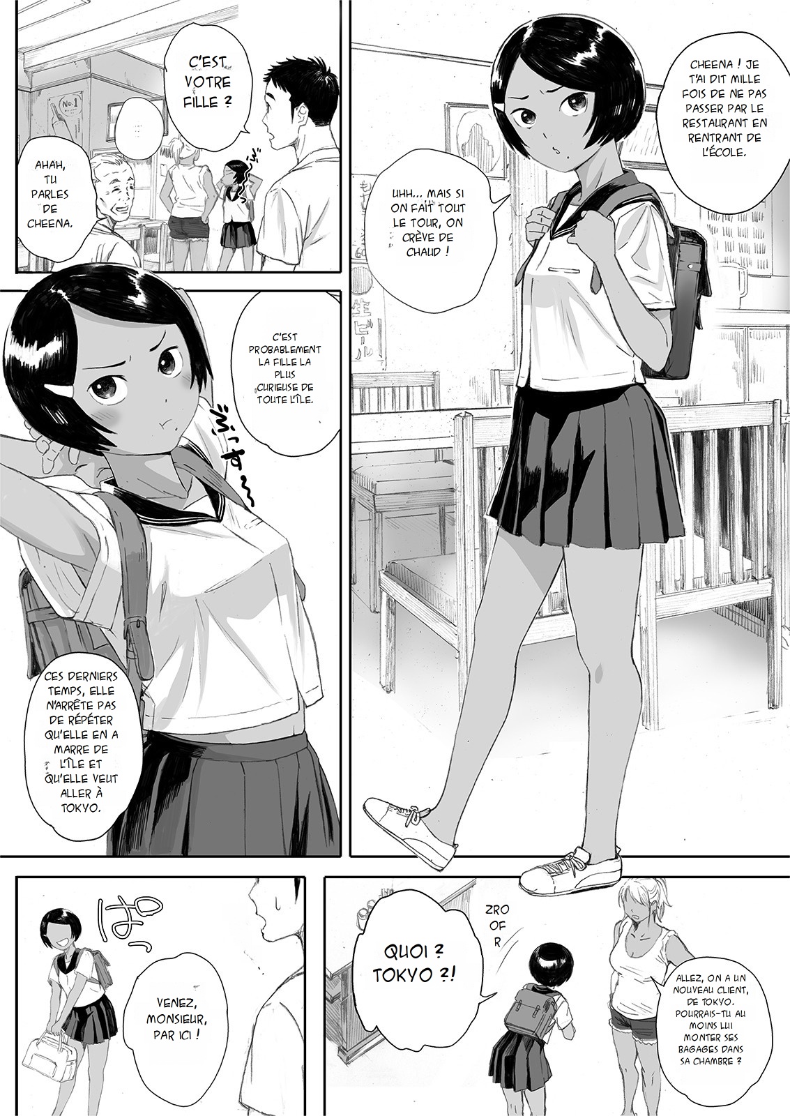 [Kansai Orange (Arai Kei)] Ritounohohoemi | The Island Smile | L'île perdue [French] [x-manga.net] 画像番号 19