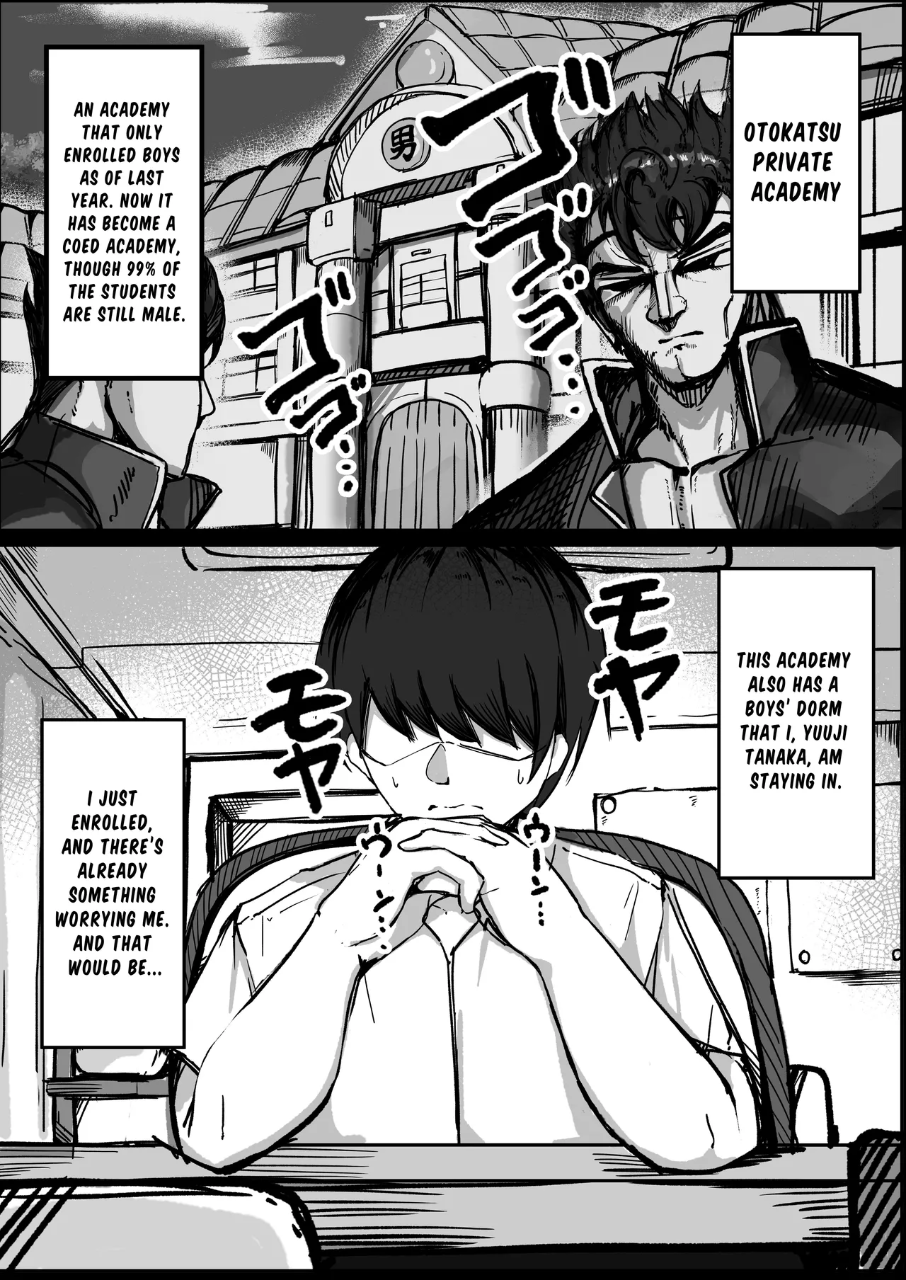 [Aoi Hoshi ni Umareta Dark Angel (Sabajiba Gonhachirou)] Danshiryou no Aibeya wa H no Toki Dosukebe ni Naru Bakunyuu Dansou Joshi | Busty Crossdressing Woman gets Horny for Sex in the Shared Room of a Male Dormitory [English] [JIGECCHI] image number 2