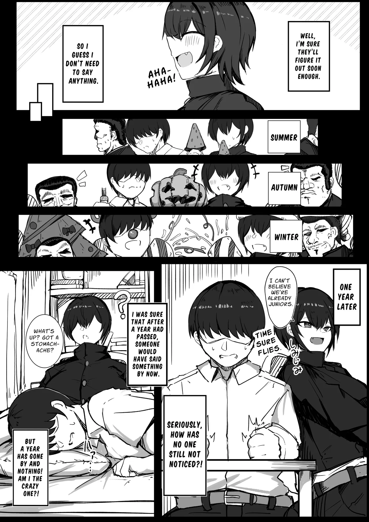 [Aoi Hoshi ni Umareta Dark Angel (Sabajiba Gonhachirou)] Danshiryou no Aibeya wa H no Toki Dosukebe ni Naru Bakunyuu Dansou Joshi | Busty Crossdressing Woman gets Horny for Sex in the Shared Room of a Male Dormitory [English] [JIGECCHI] image number 4