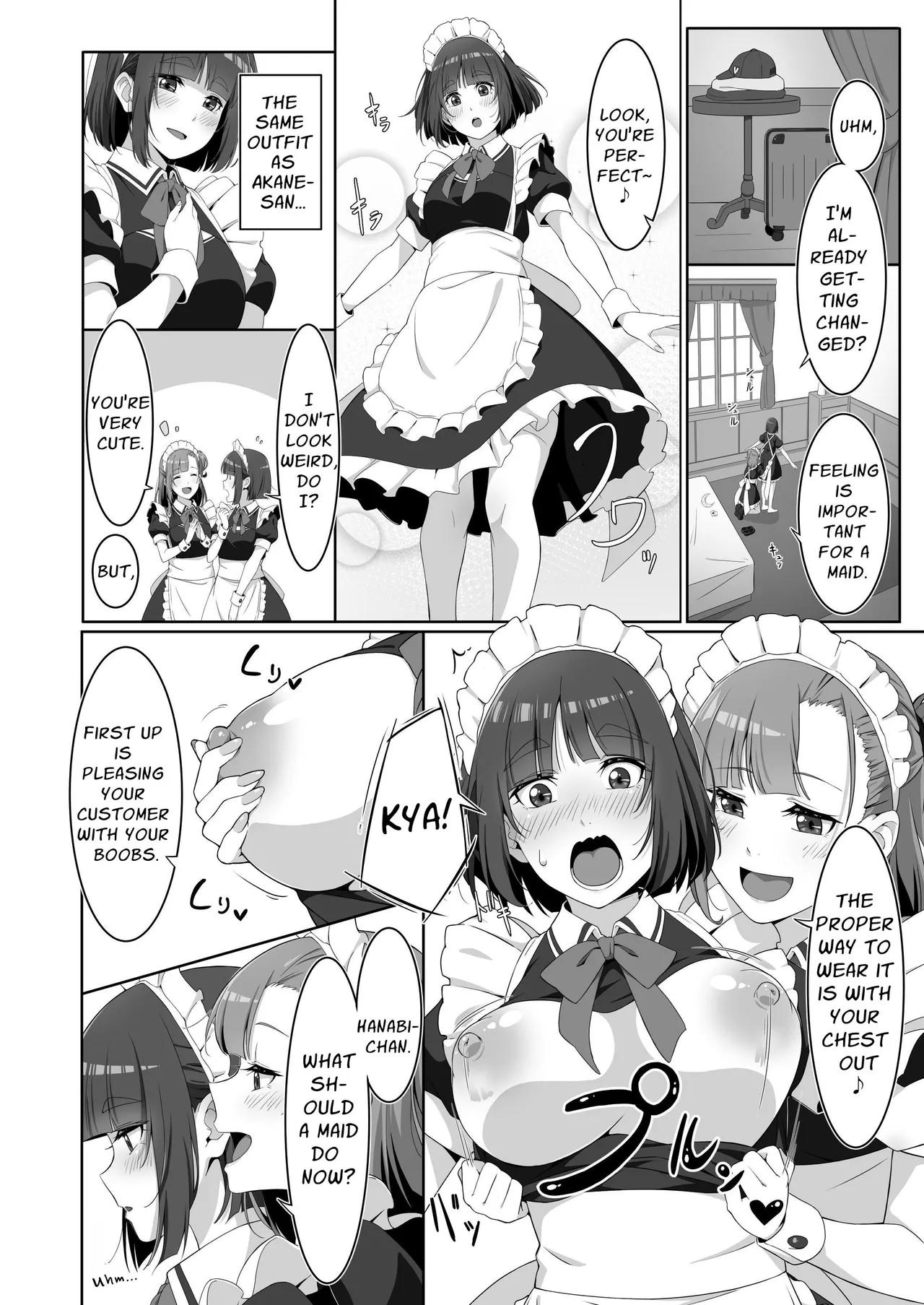 [Bamboo Potato (Kuja)] Futanari Maid no Milk Houshi | Futanari Maid's Milk Service [English] [APA] numero di immagine  8