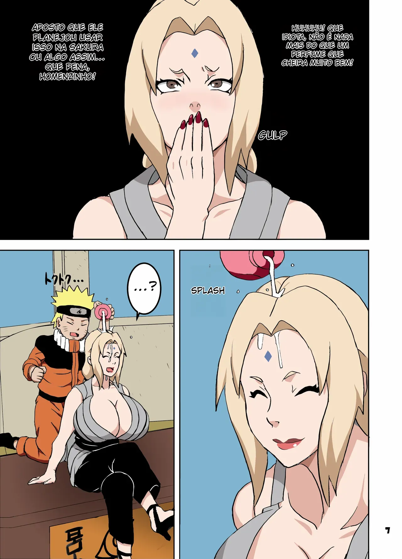 [NARUHO-Dou (Naruhodo)] ToroTsuna Hokage Horegusuri no Nan no Maki | Pozione D' Amore (Naruto) [PT-BR] [Digital] 图片编号 6