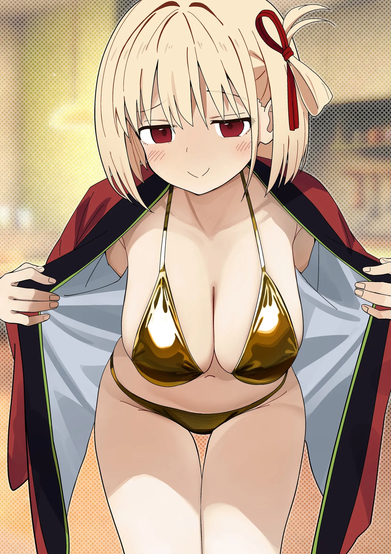 [あんしんママ] ルームメイトの留守中に男を連れ込むリコリス (リコリス・リコイル) image number 3