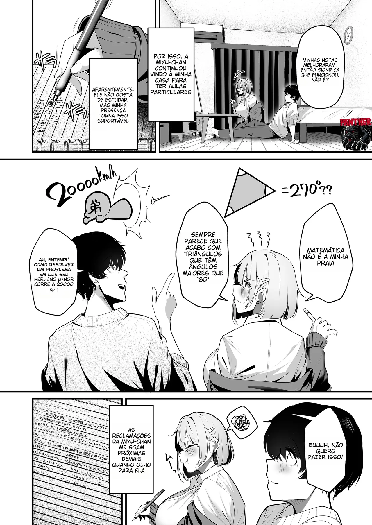 [Sakyu Syogun (Ksyum)] Ooya no Musume no Kyonyuu Gal ni Benkyou Oshietara Ecchi Shite Kureta Hanashi | [Digital] [Portuguese-BR] (TR-0) 图片编号 6