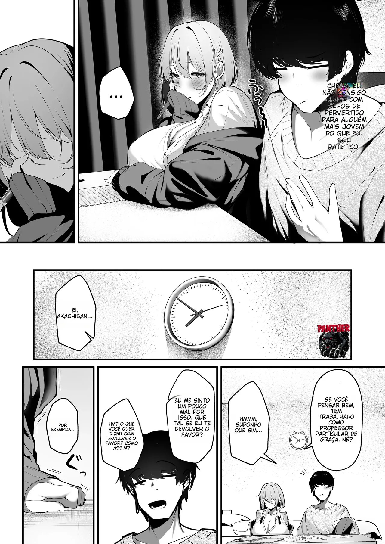 [Sakyu Syogun (Ksyum)] Ooya no Musume no Kyonyuu Gal ni Benkyou Oshietara Ecchi Shite Kureta Hanashi | [Digital] [Portuguese-BR] (TR-0) 图片编号 8