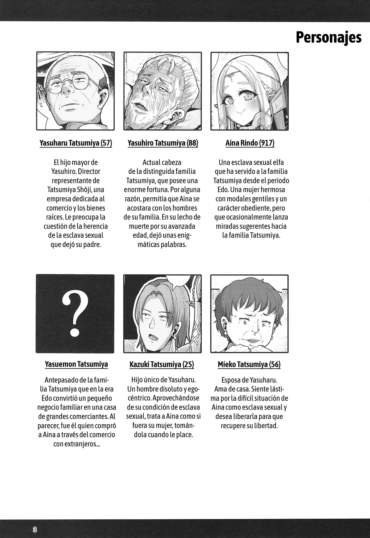 [Shinshunshantonshou (Bukatsu)] H Seidorei Elf no Souzoku Mondai ni Tsuite 2 ~ Sougi-hen [Spanish] [MandaloAsiNoma] [Digital] [Incomplete] image number 4