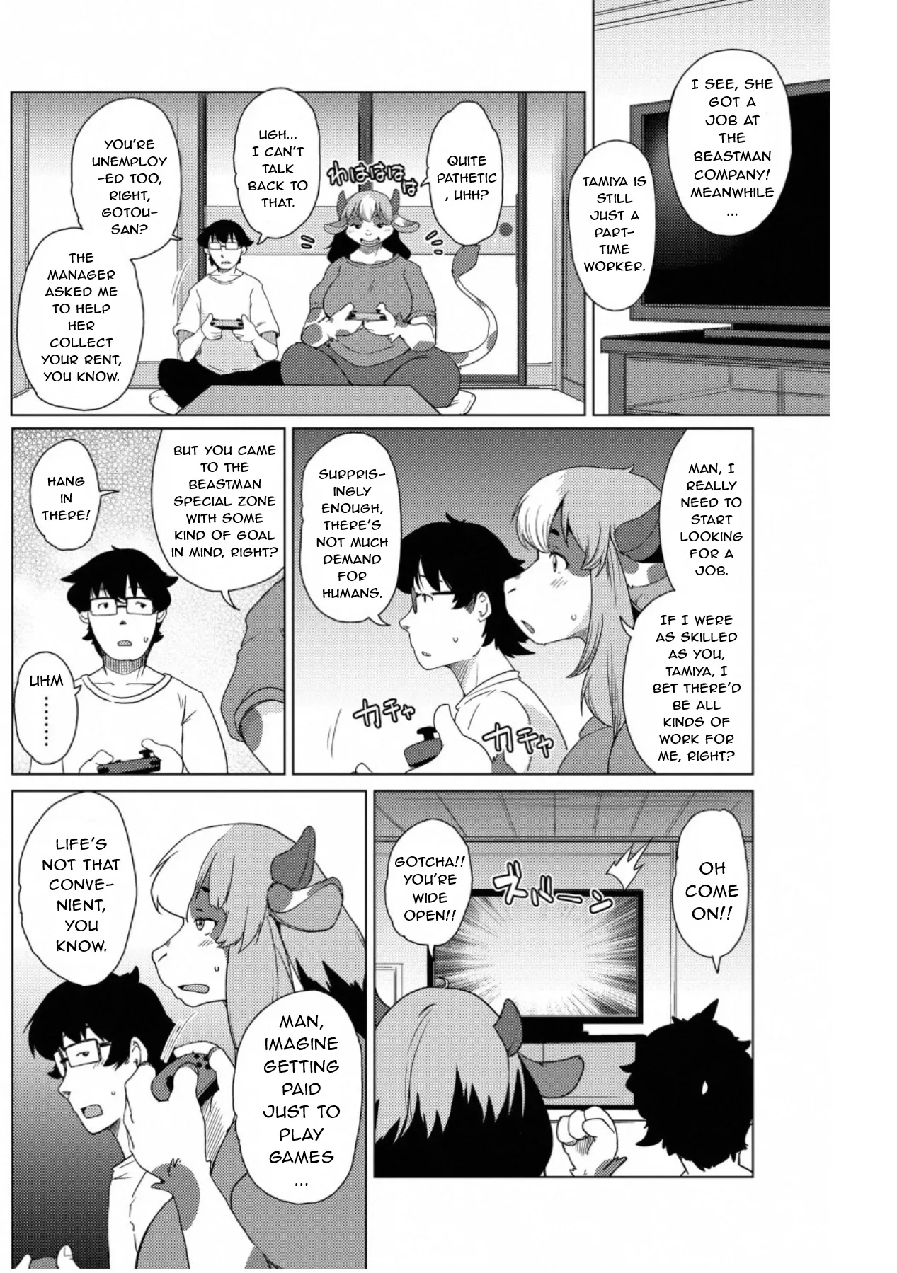 [Setouchi Kurage] Juujin Apart Tokoharusou e Youkoso! Ch. 6 [English] [NachasGrandes] numero di immagine  5