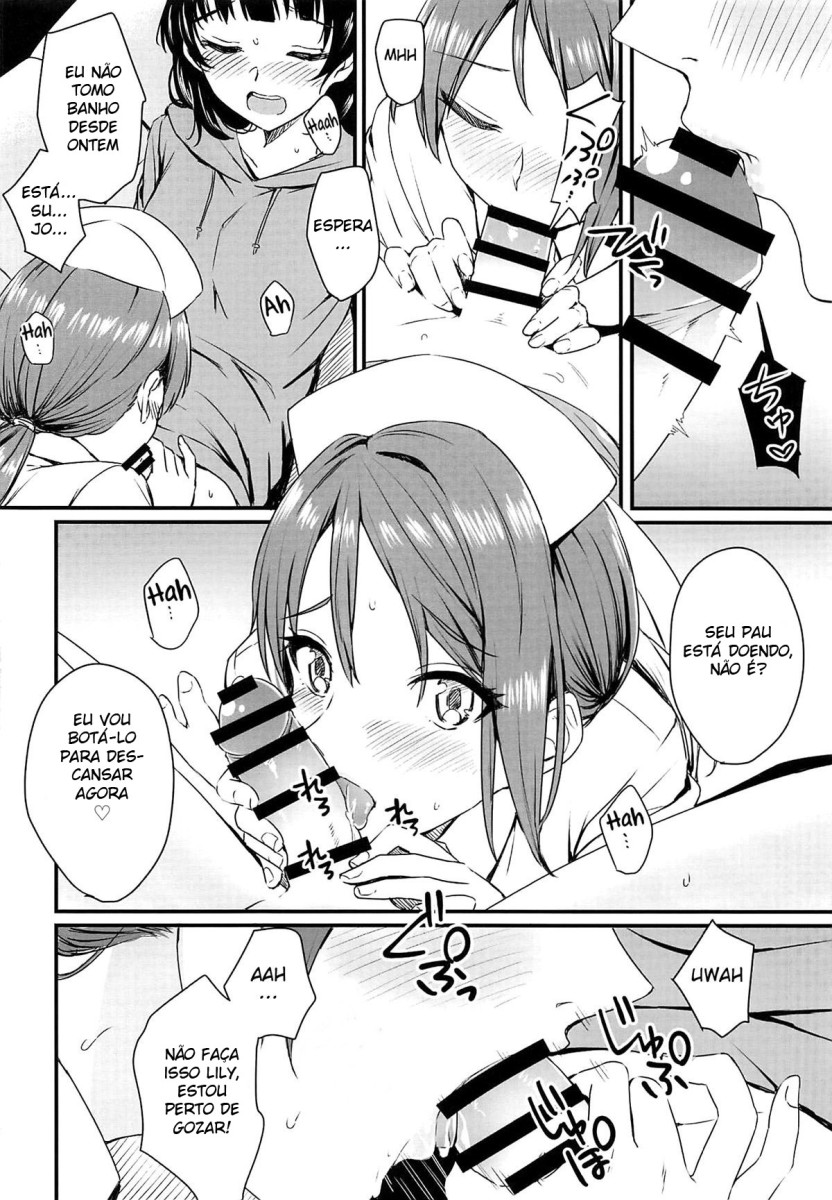 (Bokura no Love Live! 23) [Kitaku Jikan (Kitaku)] Yamitsuki S.O.S!! (Love Live! Sunshine!!) [Portuguese-BR] image number 9