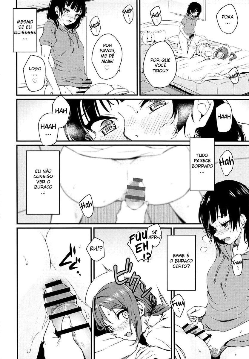 (Bokura no Love Live! 23) [Kitaku Jikan (Kitaku)] Yamitsuki S.O.S!! (Love Live! Sunshine!!) [Portuguese-BR] image number 15