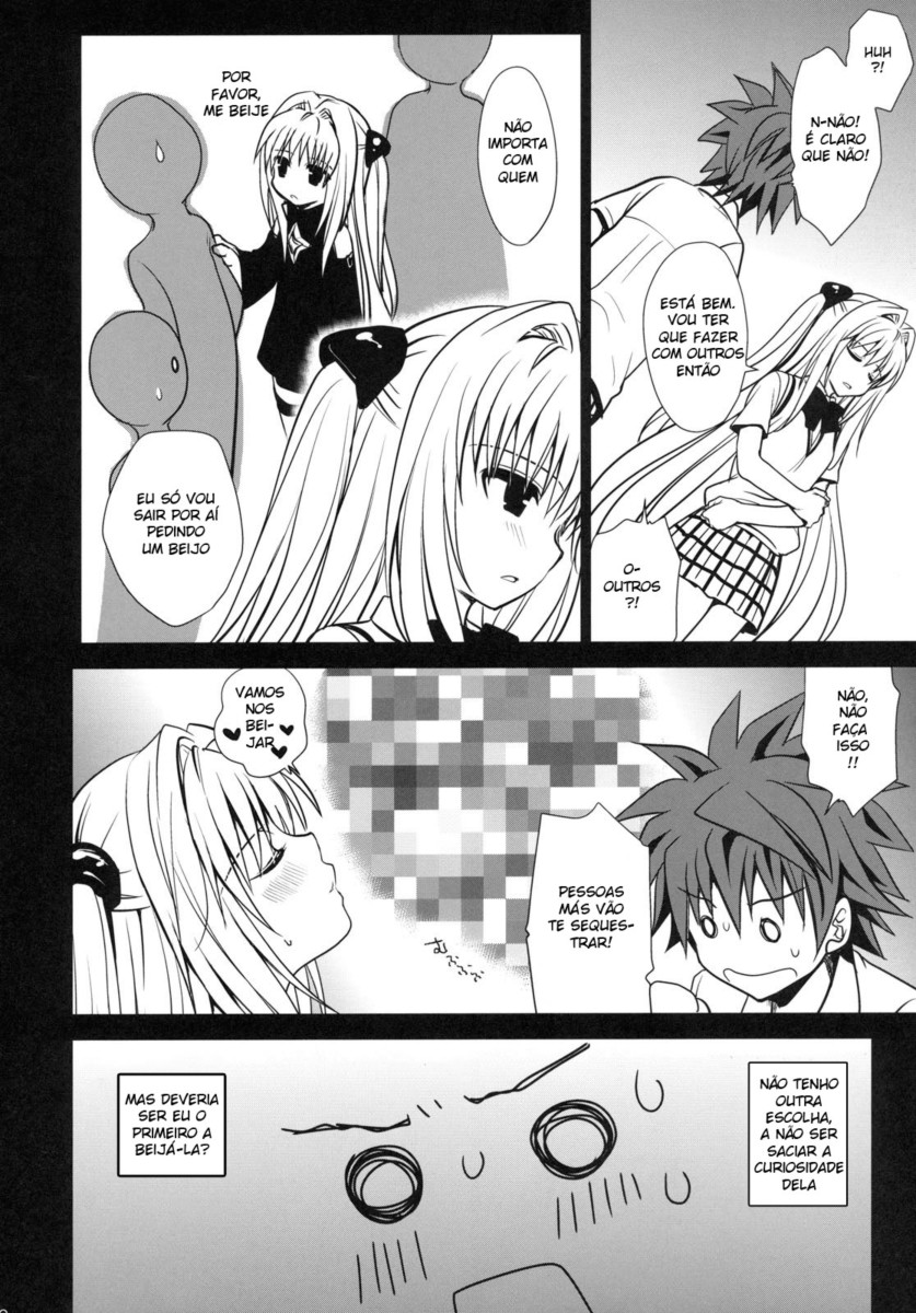 (C79) [Takumi na Muchi] Shiro Yami-chan (To LOVE-Ru) [Portuguese-BR] [HQHentai.com.br] image number 9