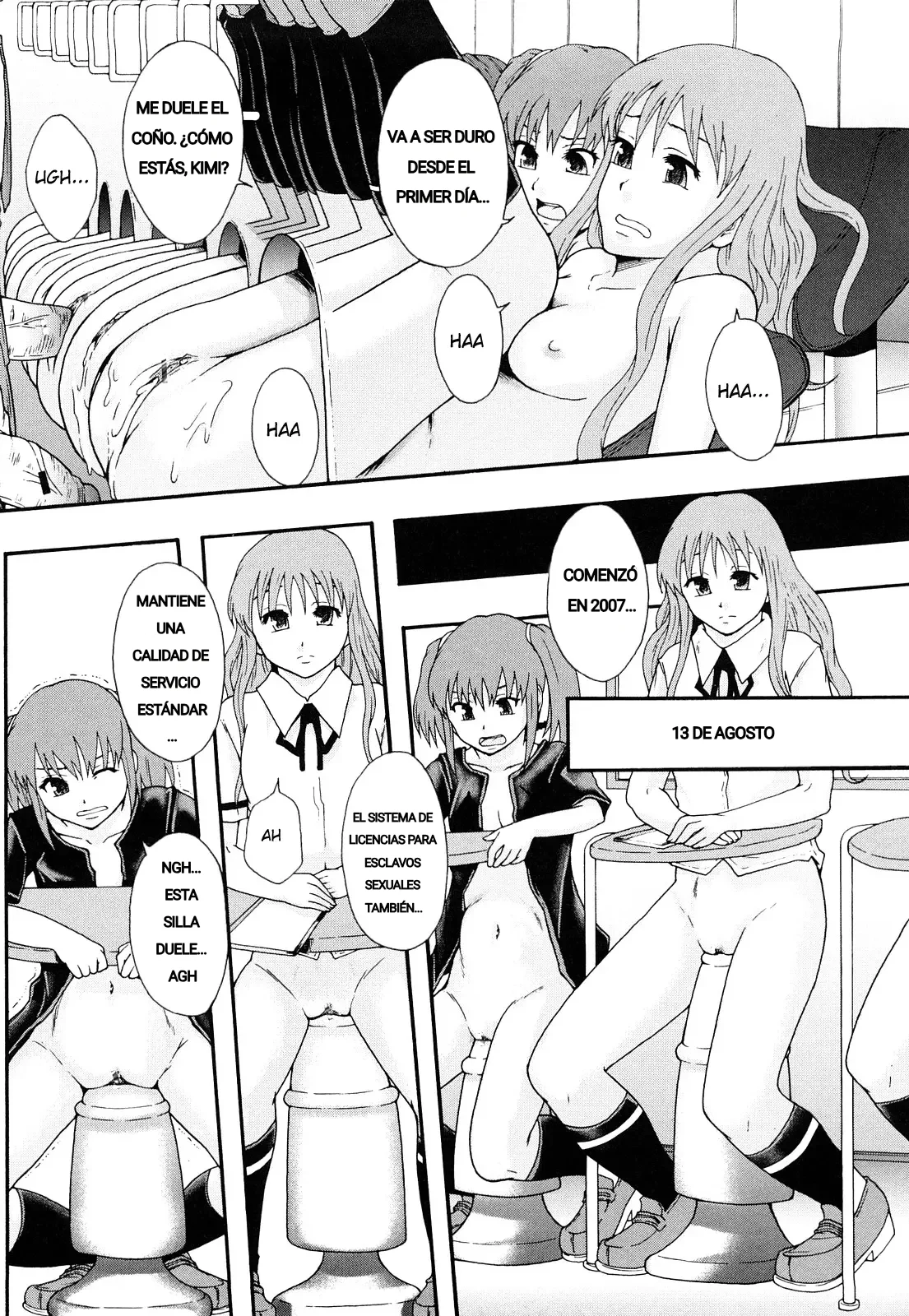 [Mayonnaise] Nikubenki System Chronicle -Nikubenki System Nendaiki- Ch. 1-4 + Omake｜Crónicas del Sistema Esclavista Cap. 1-4 + Extra [Spanish] [Jhovampire] image number 24