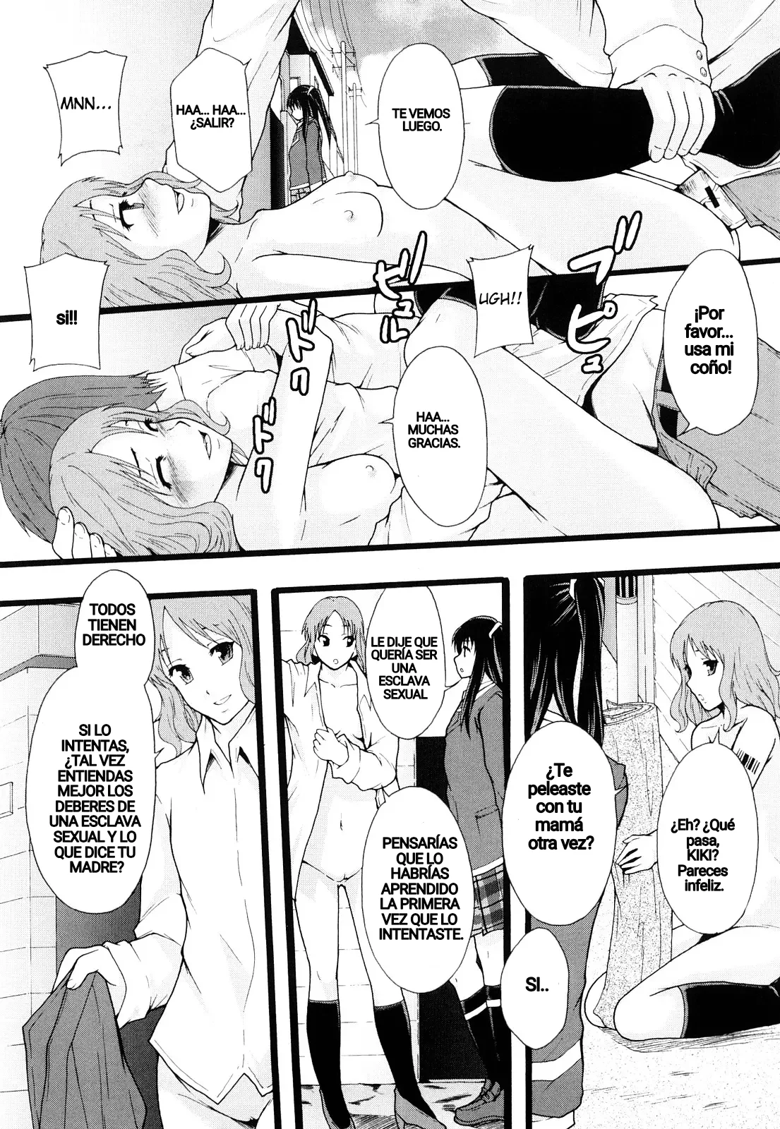 [Mayonnaise] Nikubenki System Chronicle -Nikubenki System Nendaiki- Ch. 1-4 + Omake｜Crónicas del Sistema Esclavista Cap. 1-4 + Extra [Spanish] [Jhovampire] image number 110