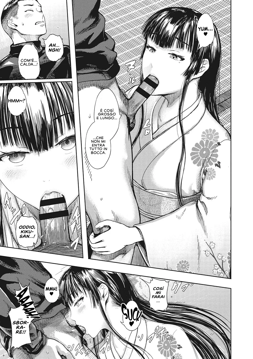 [Kurofood] Miwaku no hana | Splendide Morette Cap.1 (Kuro Kami Ken Ran) [Italian] [Hentai Fantasy] [Digital] imagen número 8