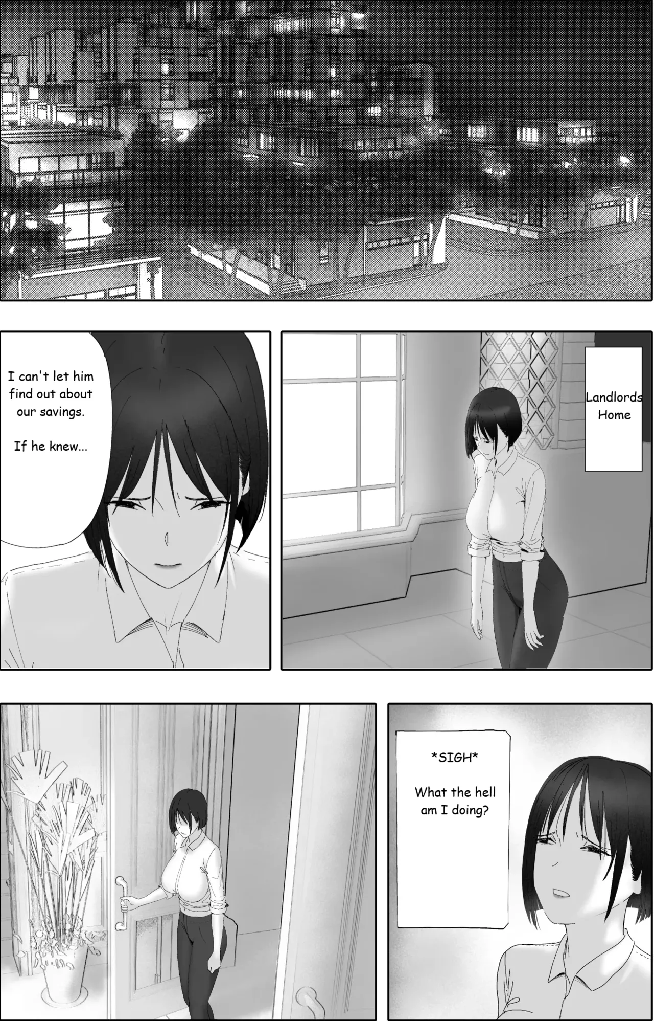 [hente] Sakkin Zuke no Hitozuma -Kimura Mina to Kimodebu Oyaji no Ooya- 1 & 2 [English] image number 76