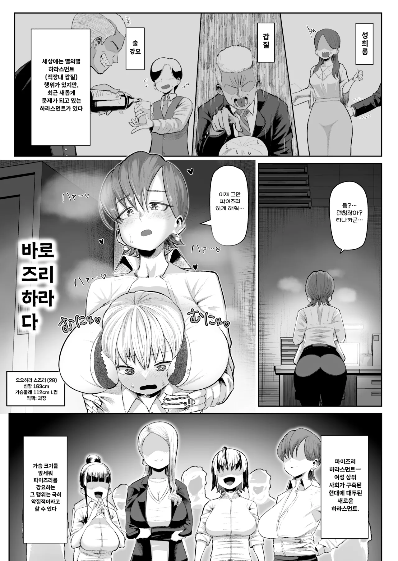 [Moriya (Tenkomori)] Zurihara ~ Paizuri Shitakute Tamaranai Onna-tachi ~ | 즈리하라 〜파이즈리 하고 싶어서 못 견디는 여자들〜 [Korean] image number 4