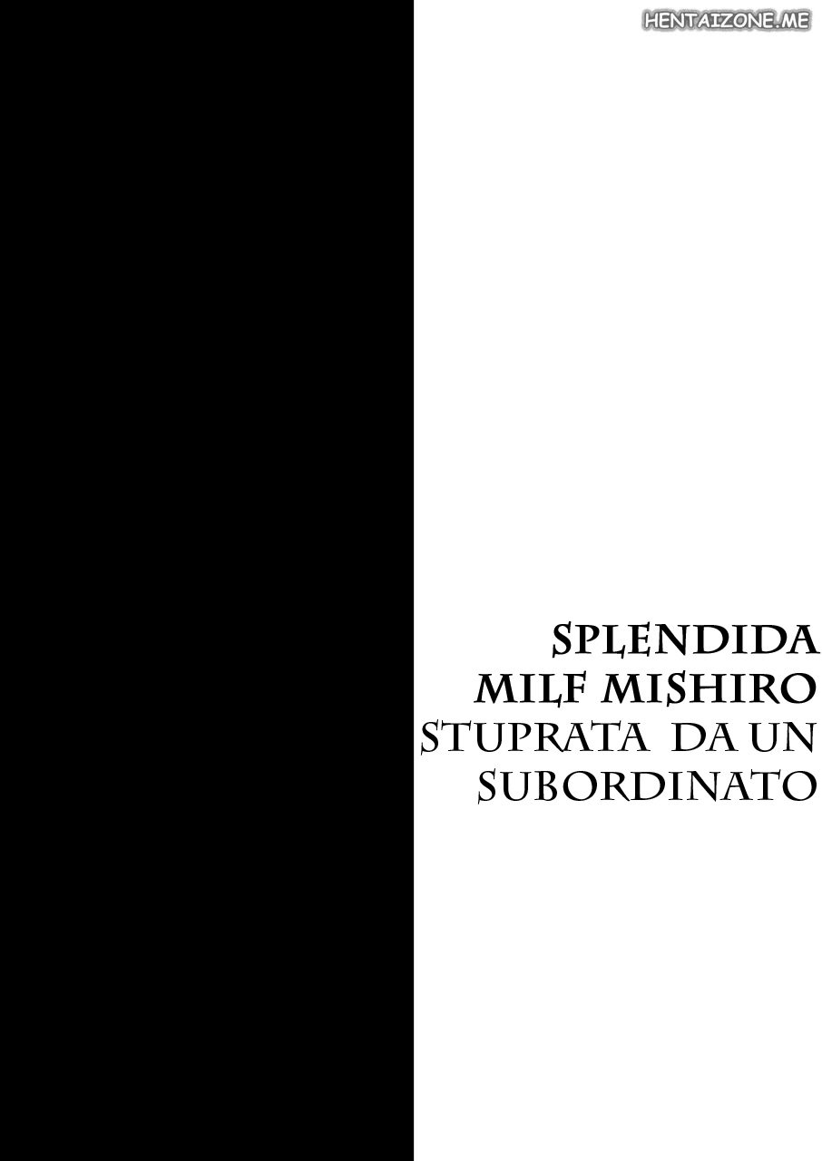 (C89) [1787 (Macaroni and Cheese)] Bijukujo Mishiro: Toshishita no Buka ni Ryoujoku | Cronache di Una Milf (THE IDOLM@STER CINDERELLA GIRLS) [Italian] image number 3