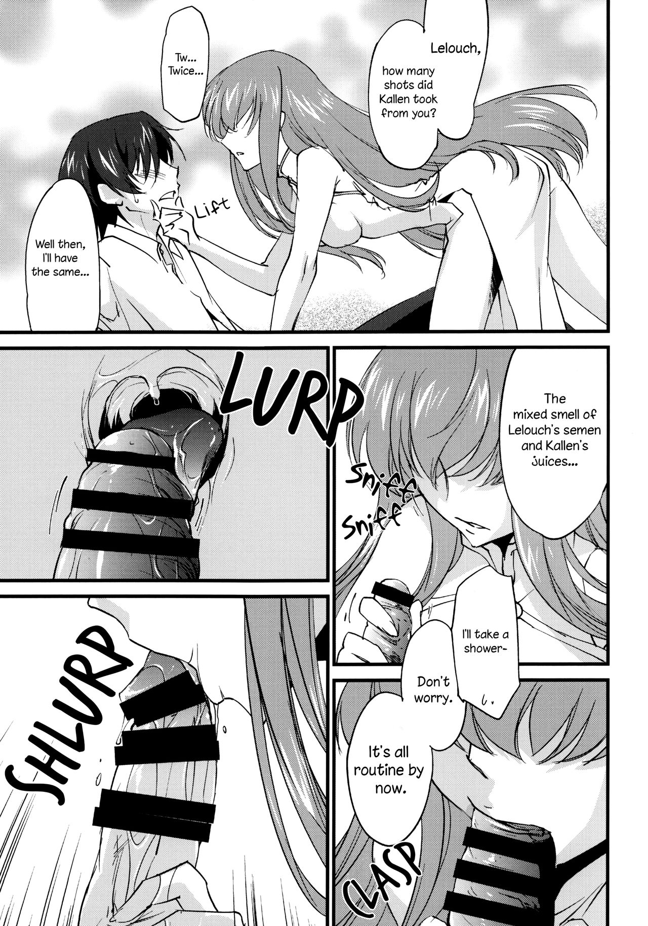 (C90) [Homura's R Comics (Yuuki Homura)] Oshioki Kallen-chan -C.C. Hen- (Code Geass) [English] [EHCOVE] 이미지 번호 6