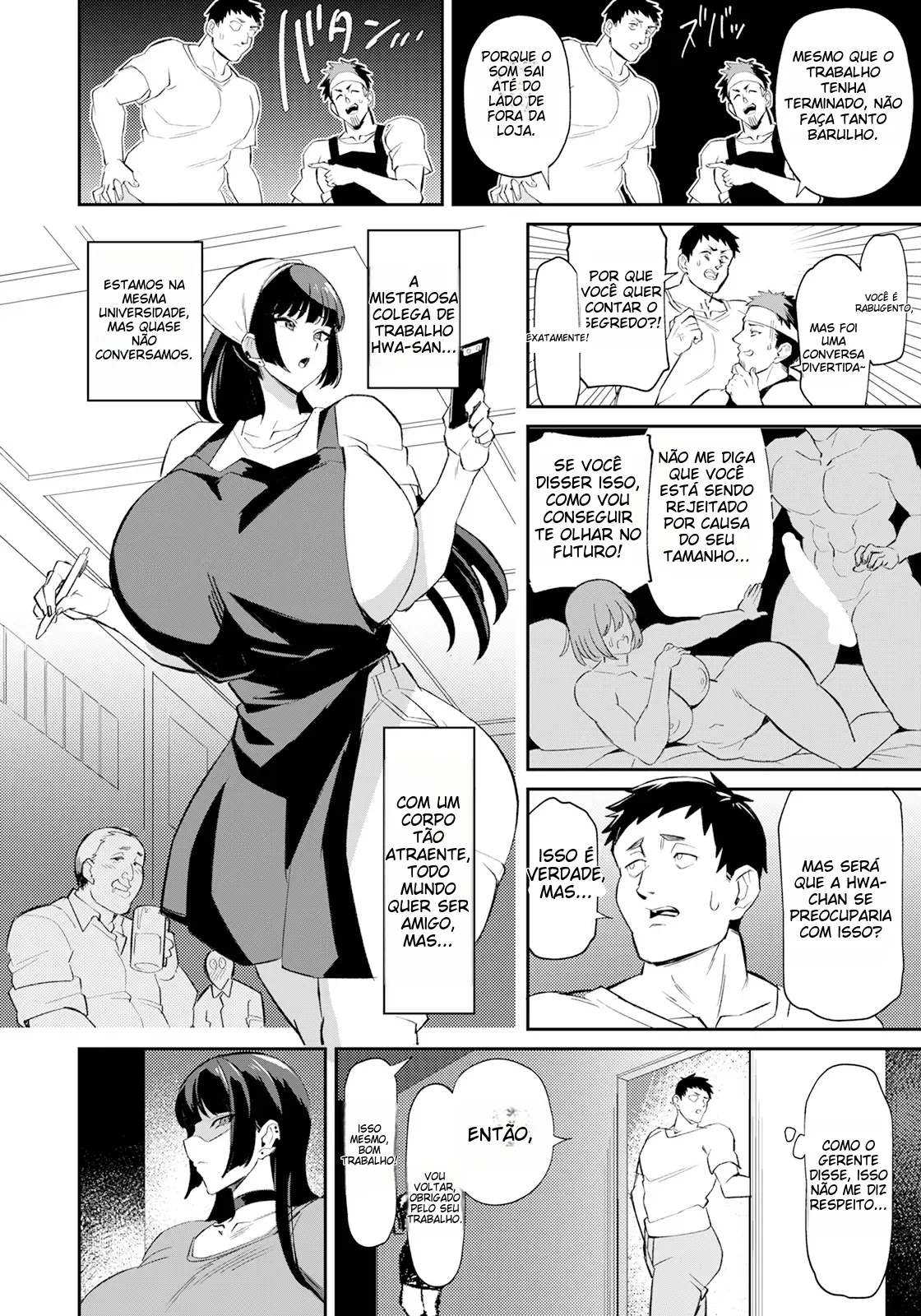 [Abara no Sukima] Chitsu x Poko ~Ikanai Onna to Dekachin Otoko~ (ANGEL Club 2023-07) [Portuguese-BR] [Digital] 图片编号 2