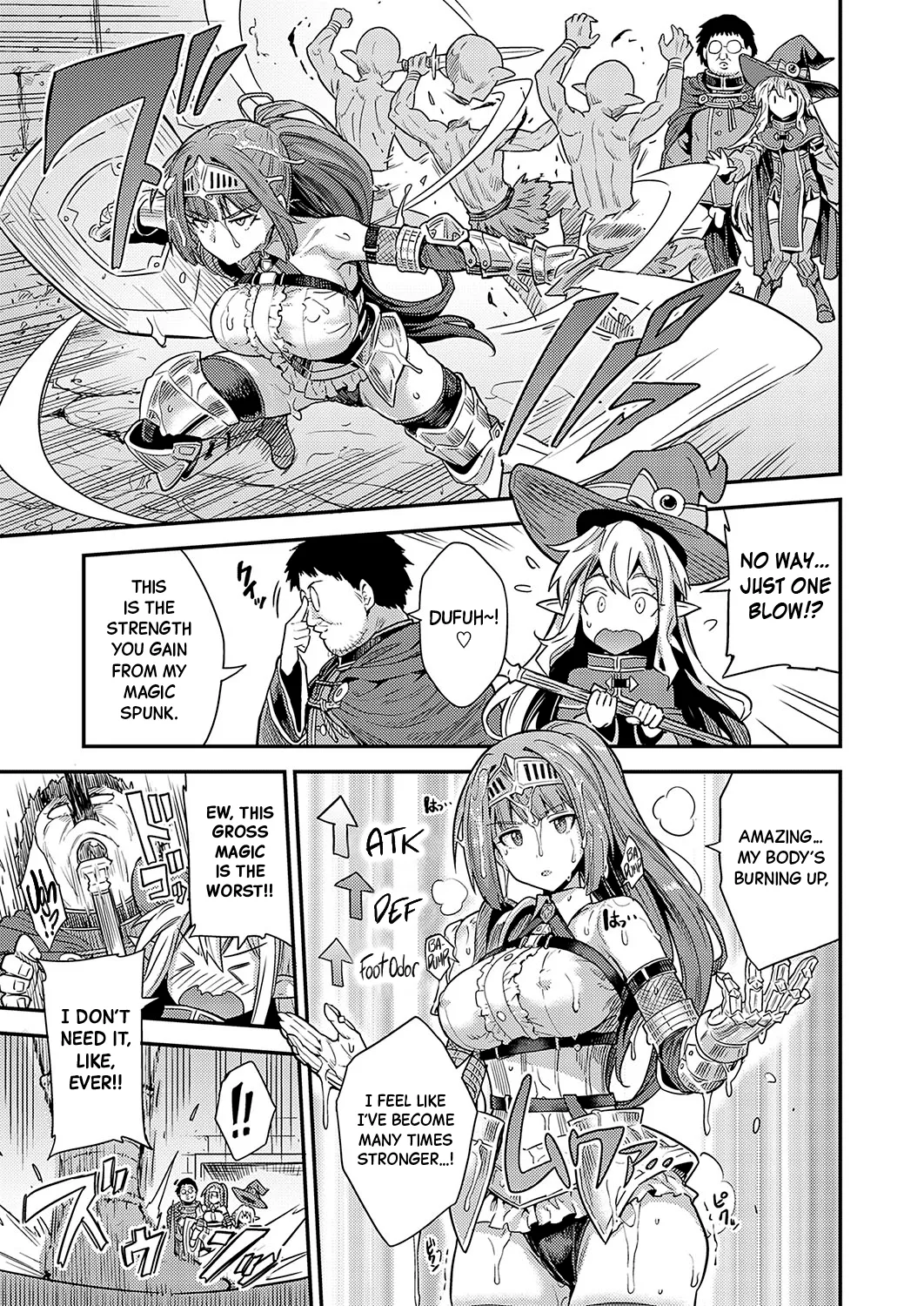 [Hinotsuki Neko] Yarou-kei Fantasy Botehara Quest ▶Saitei Saikyō Jutsushi no Haramase♂♀Bufff♡ | Fuck-Ready Fantasy, Preggo Quest ▶The Absolute Lowest & Strongest Breeding♂♀Buff♡ (COMIC Grape Vol. 126) [English][Black Grimoires] numero di immagine  5