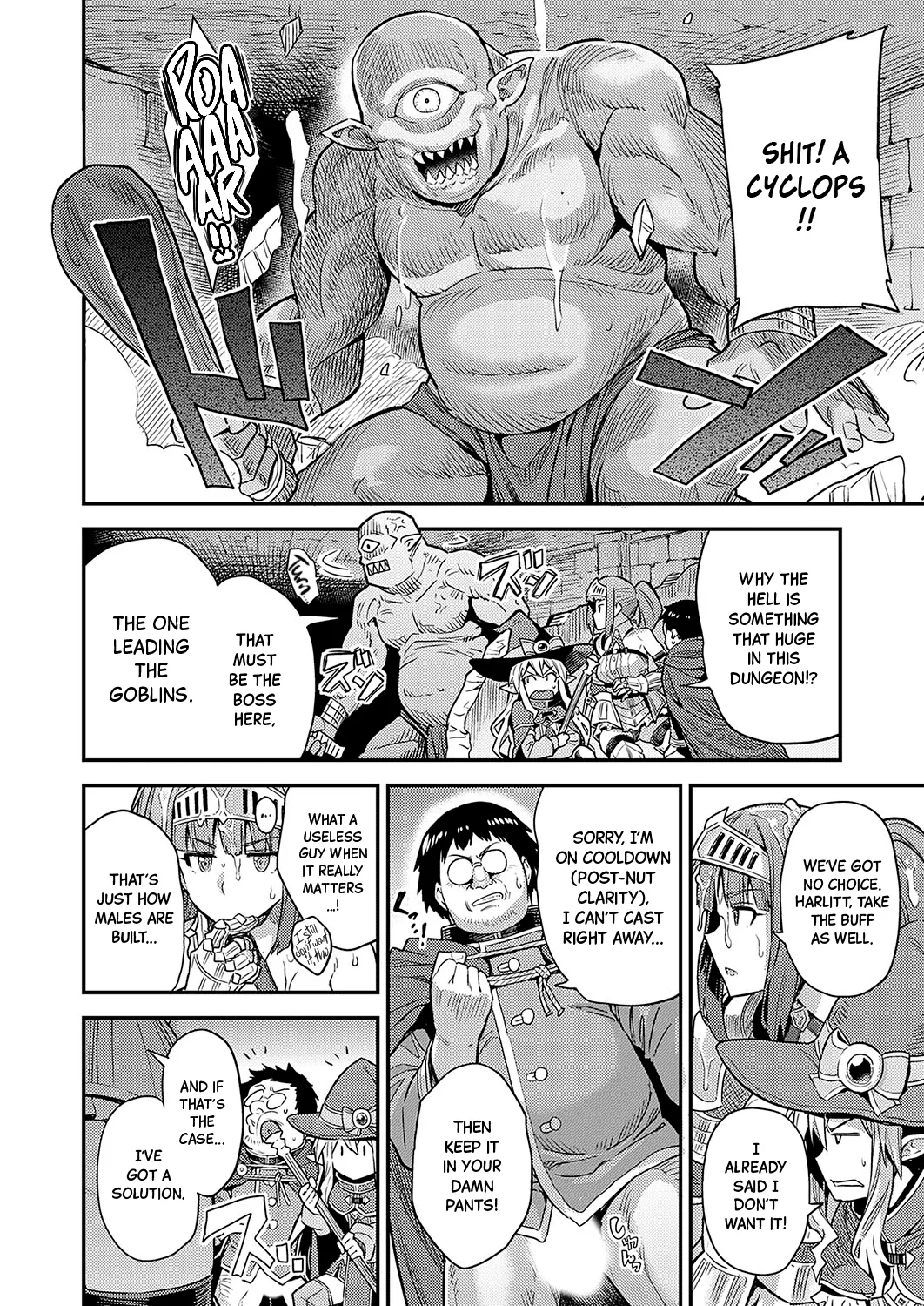 [Hinotsuki Neko] Yarou-kei Fantasy Botehara Quest ▶Saitei Saikyō Jutsushi no Haramase♂♀Bufff♡ | Fuck-Ready Fantasy, Preggo Quest ▶The Absolute Lowest & Strongest Breeding♂♀Buff♡ (COMIC Grape Vol. 126) [English][Black Grimoires] numero di immagine  6