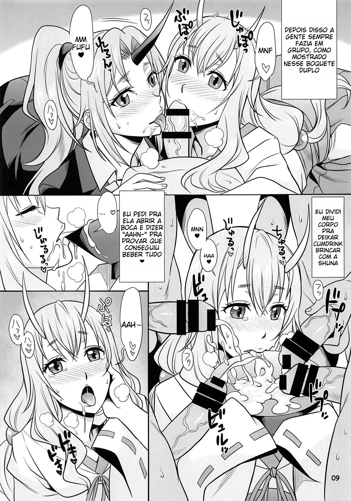 (SC2019 Spring) [BANANAJAM (Hanzaki Jirou)] SECRET (Tensei Shitara Slime datta Ken) [Portuguese-BR] (TR-25) Bildnummer 10