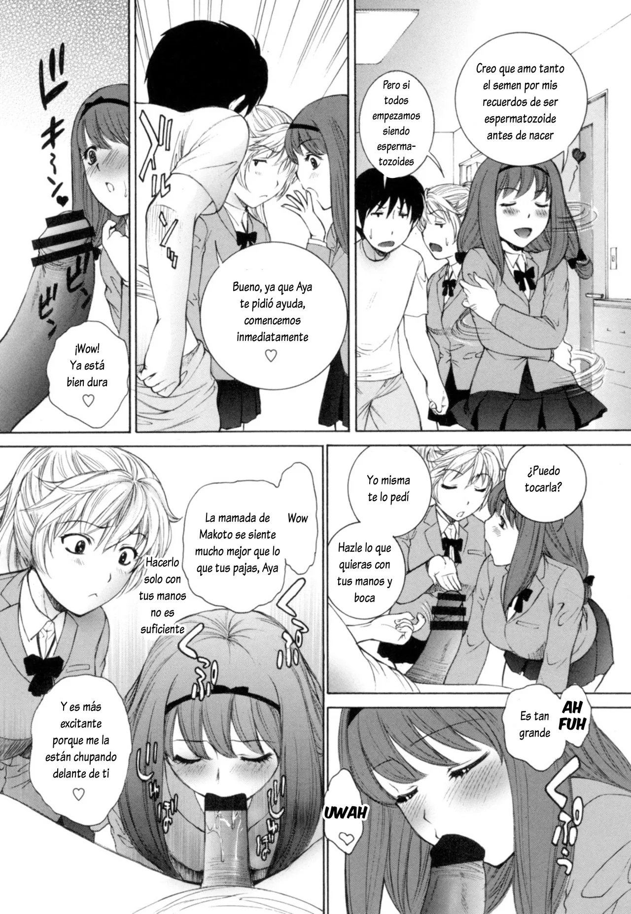 [Yumesaki Sanjuro] Ōi hi mo anshin paradaisu ! Un paraíso en un día nublado (Namaiki JK Ijiri) [Spanish] [Lovely Diablesse Scan] [Digital] 3eme image