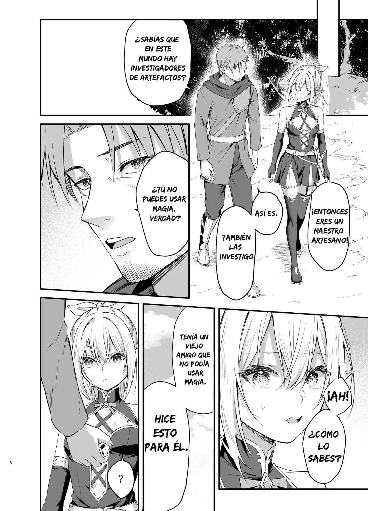 [Tai Doujinshi Doukoukai (Anjaku112)] Elf-chan no Saimin Yubiwa Monogatari | Hipnosis de Elf-chan: Anillo de Control [Spanish] [Digital] изображение № 6