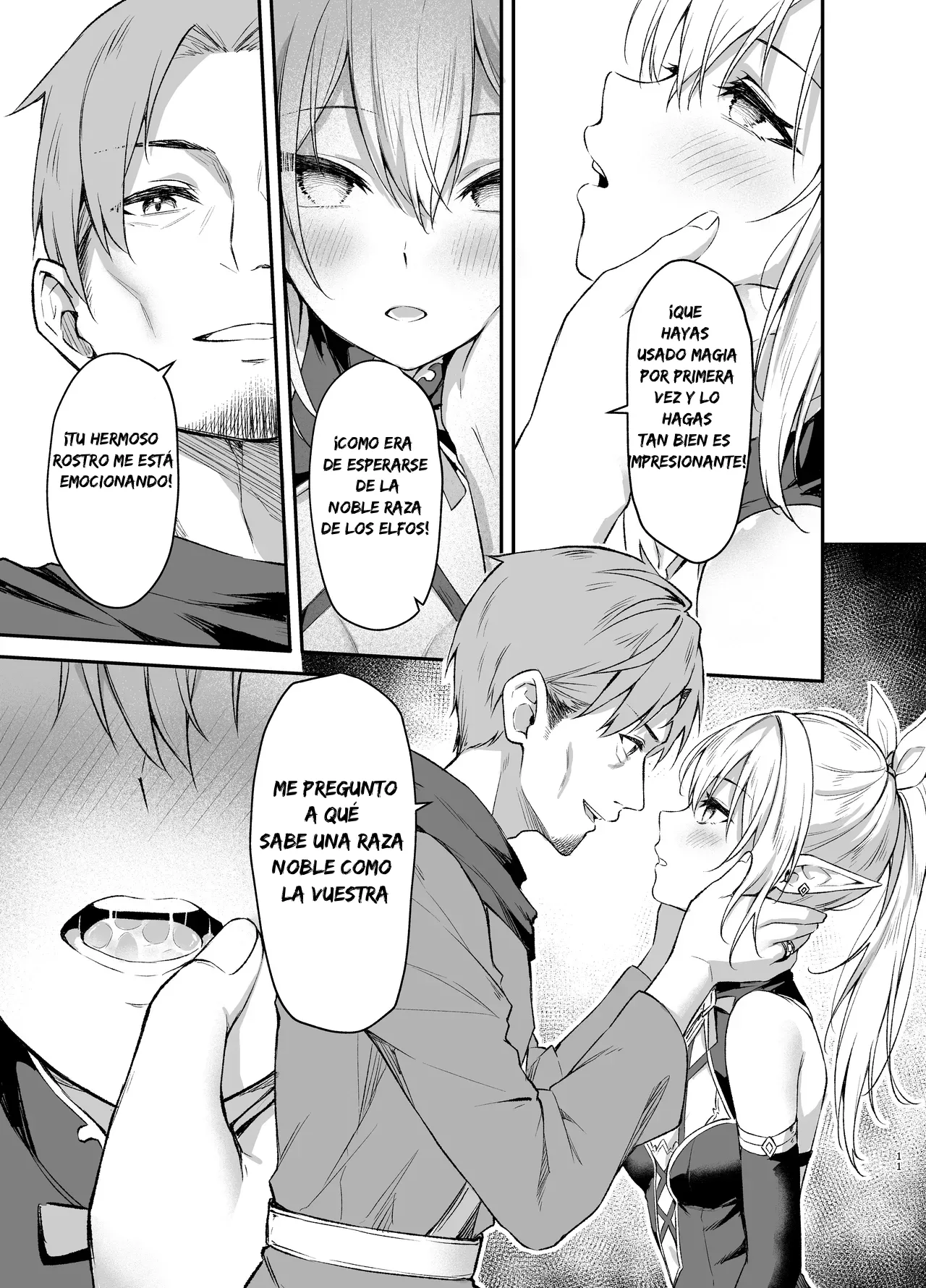 [Tai Doujinshi Doukoukai (Anjaku112)] Elf-chan no Saimin Yubiwa Monogatari | Hipnosis de Elf-chan: Anillo de Control [Spanish] [Digital] изображение № 11