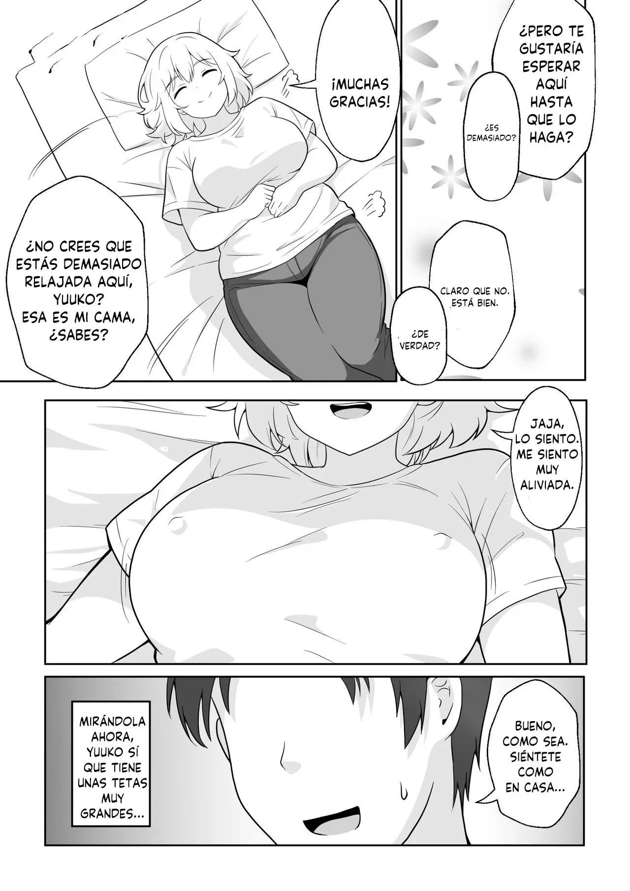 [Ampullaria] Apart no Otonari-san ga Yarasete Kureru Hanashi｜Mi Vecina de al Lado me Deja Corjérmela [Spanish] [Tenshi.Scan] изображение № 6