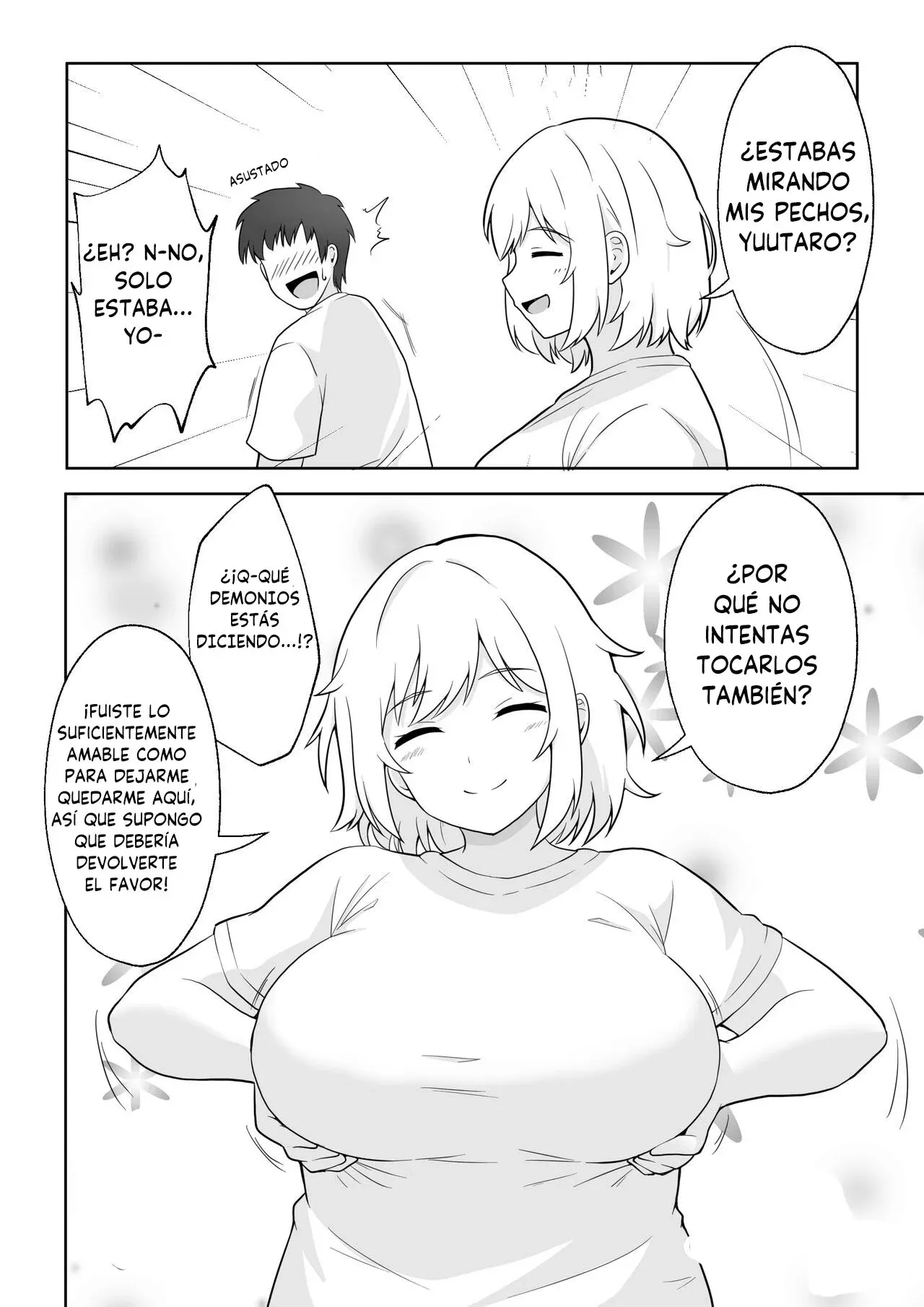 [Ampullaria] Apart no Otonari-san ga Yarasete Kureru Hanashi｜Mi Vecina de al Lado me Deja Corjérmela [Spanish] [Tenshi.Scan] изображение № 7