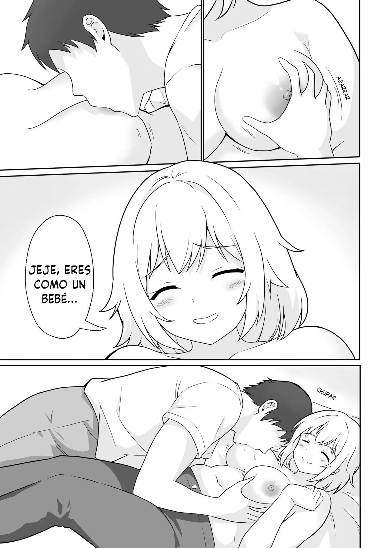 [Ampullaria] Apart no Otonari-san ga Yarasete Kureru Hanashi｜Mi Vecina de al Lado me Deja Corjérmela [Spanish] [Tenshi.Scan] изображение № 12