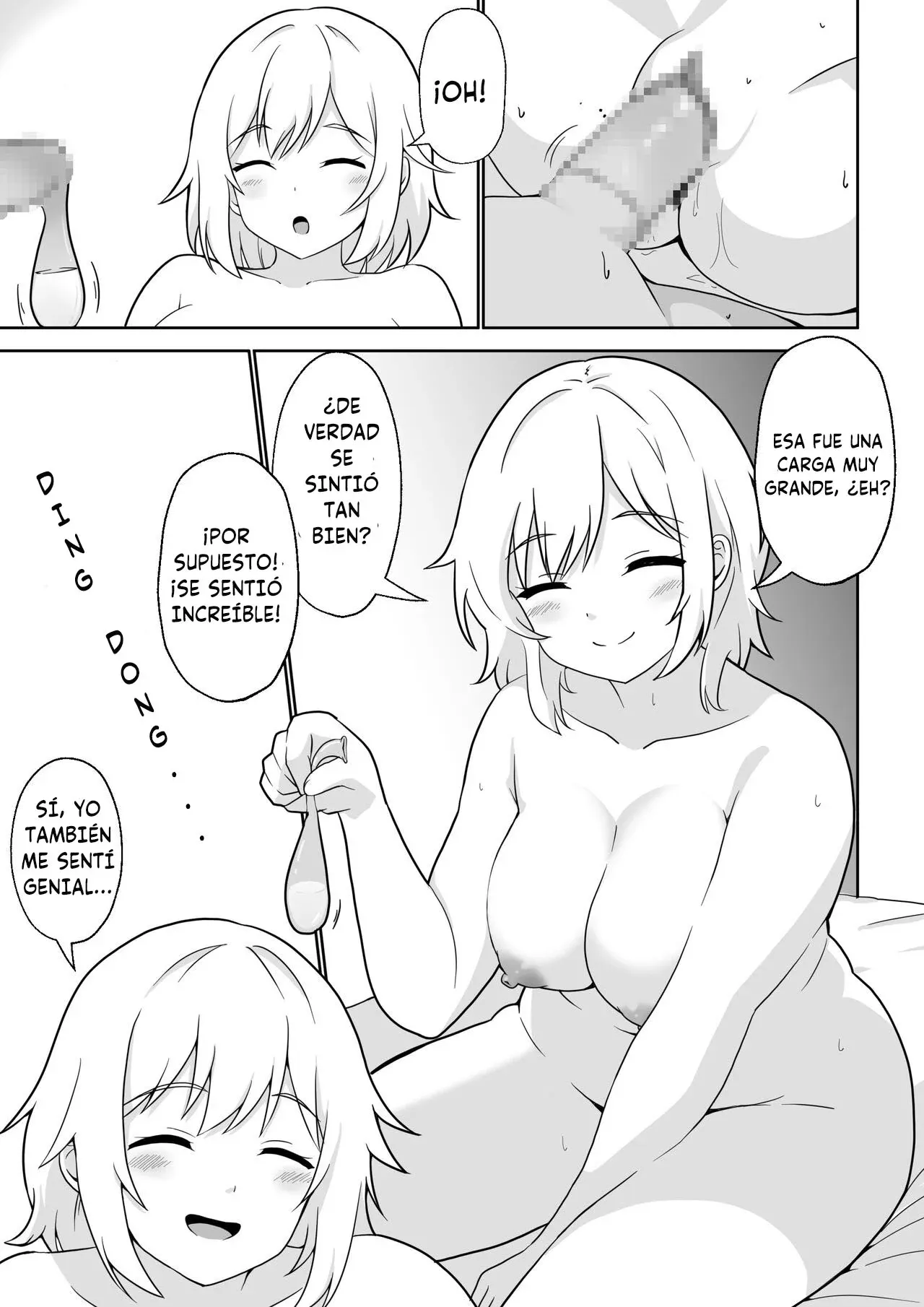 [Ampullaria] Apart no Otonari-san ga Yarasete Kureru Hanashi｜Mi Vecina de al Lado me Deja Corjérmela [Spanish] [Tenshi.Scan] изображение № 18