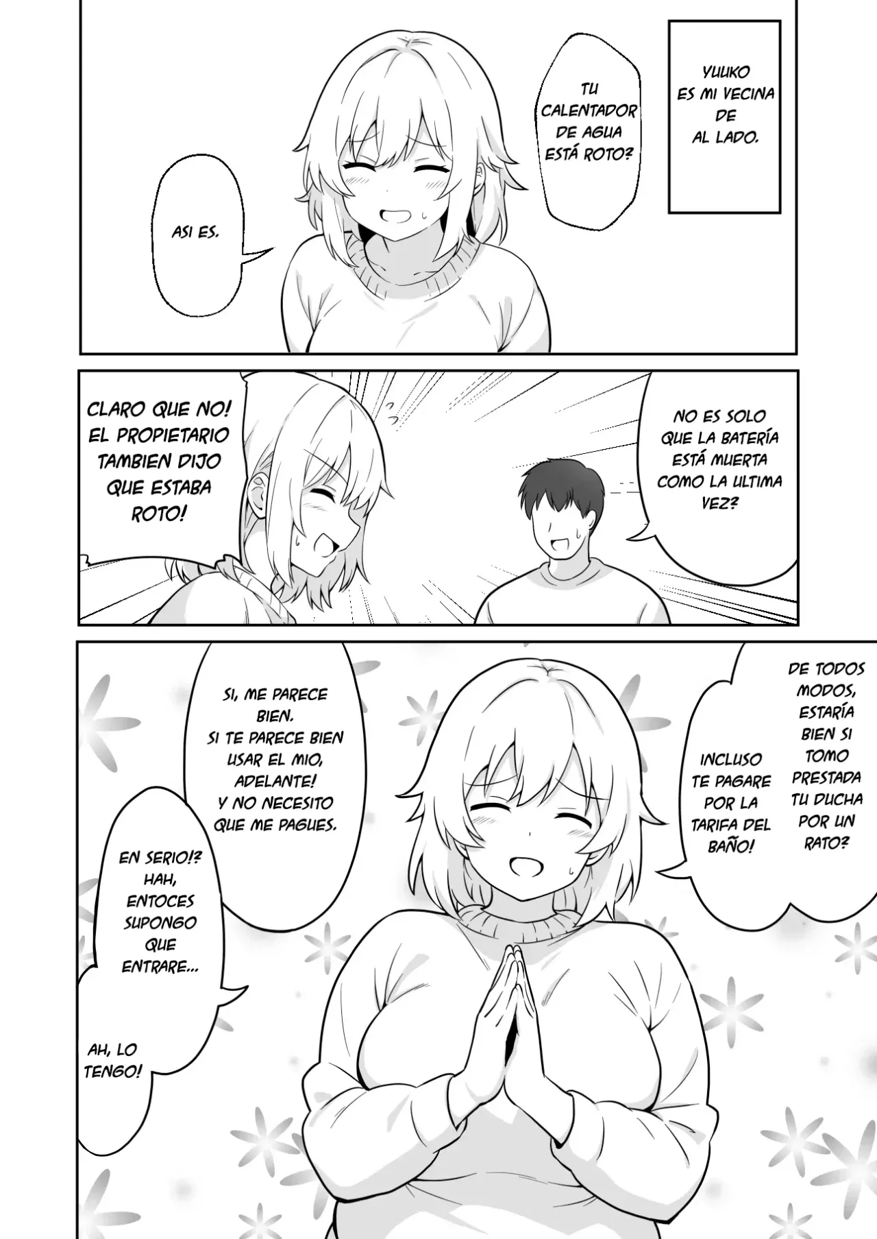 [Ampullaria] Apart no Otonari-san ga Yarasete Kureru Hanashi 2｜Mi Vecina de al Lado me Deja Corjérmela 2 [Spanish] [tumadre] image number 3