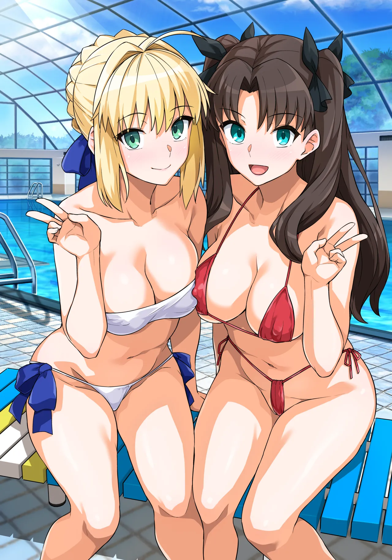 [Royal Bitch (haruhisky)] Saber-san Yarimoku Nanpamachi Pool Hen (Fate/stay night) [English] [MTL] [Digital] 이미지 번호 4