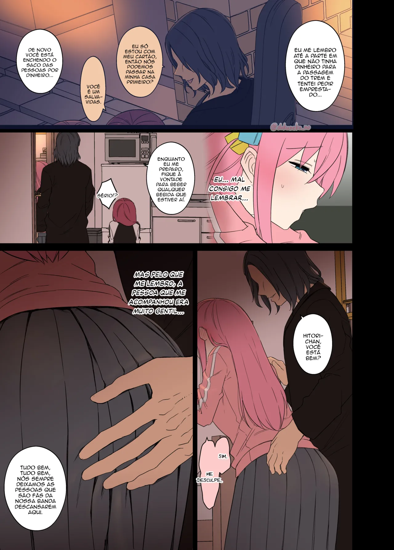 [Dokuneko Noil] Gotou Hitori ni Warui Koto o Suru Hanashi (Zenpen) (Bocchi the Rock!) | Uma história sobre fazer coisa ruins com Gotou Hitori (Parte 1) [Portuguese-BR] [TraduZion] image number 4