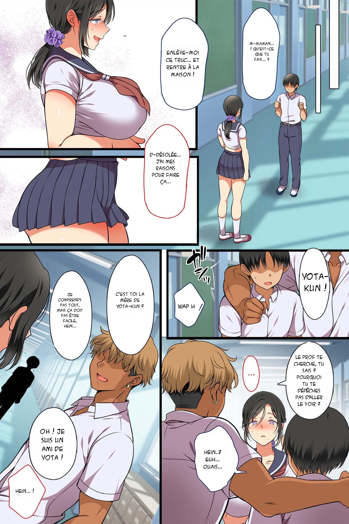 [Maron Maron] Hitozuma ga Classmate ni!? | Une Milf en classe [french][x-manga.net] 이미지 번호 9