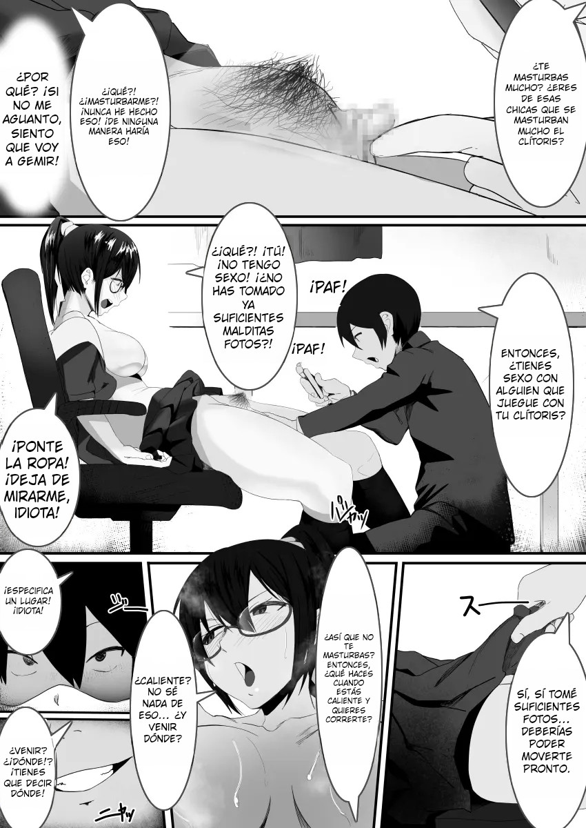 [Shirabe Shiki] Fuuki Iinchou wa Kusuri ni Yowai｜La Presidenta de Moralidad no Aguanta las Drogas {Spanish} {EbisuTraslade - Winder} numero di immagine  8